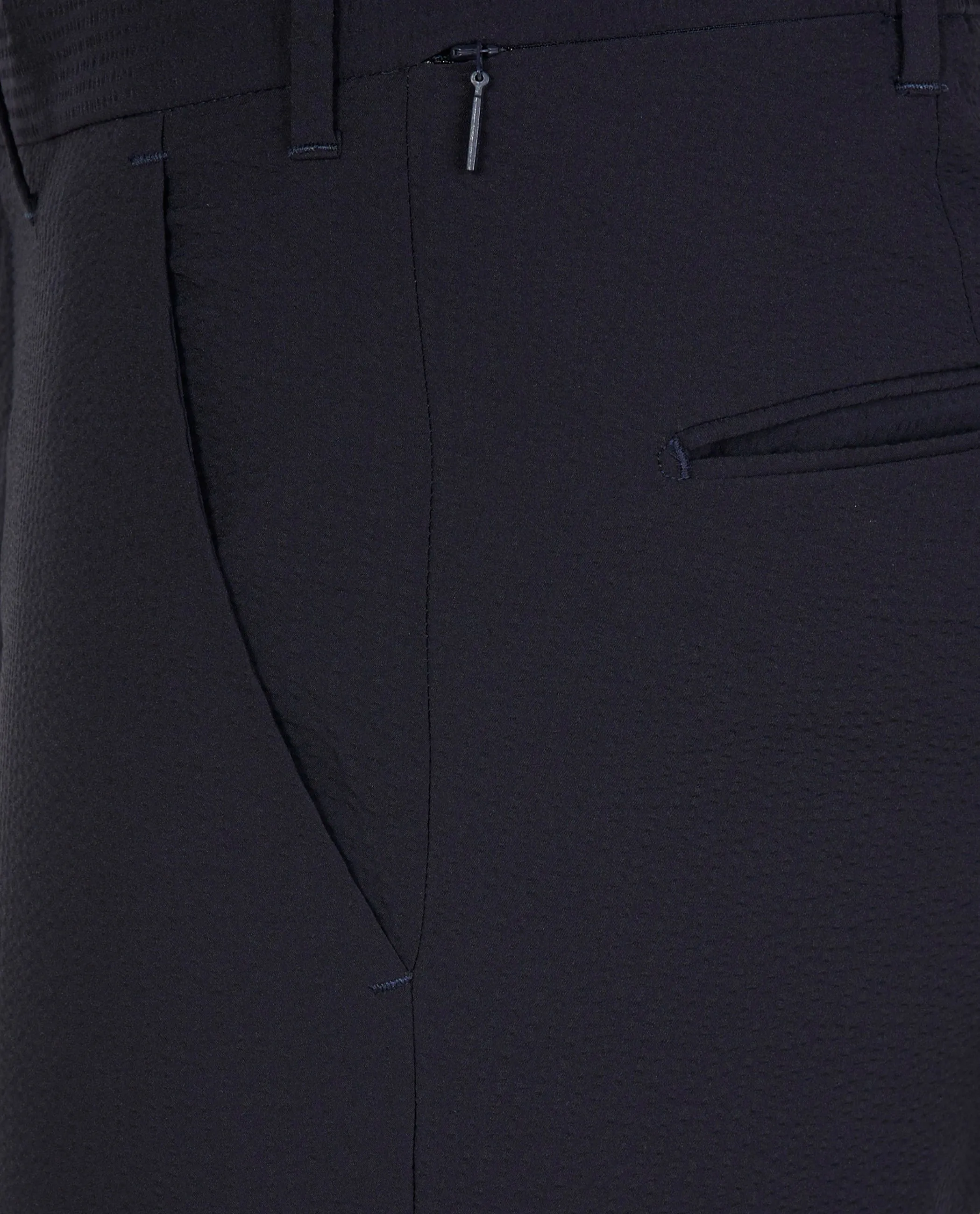 Stretch Seersucker Broek - Donkerblauw sold by Pauw Amsterdam product image thumbnail 5