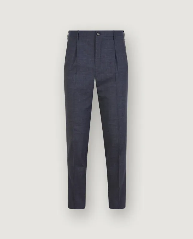 Fresco Stretch Wollen Broek - Donkerblauw sold by Pauw Amsterdam