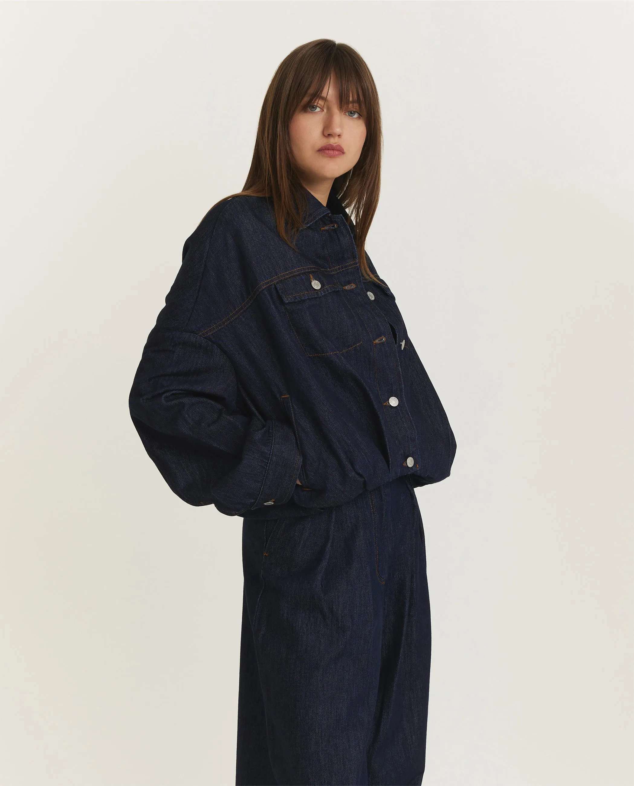 Denim Blouson - Donkerblauw sold by Pauw Amsterdam product image thumbnail 4