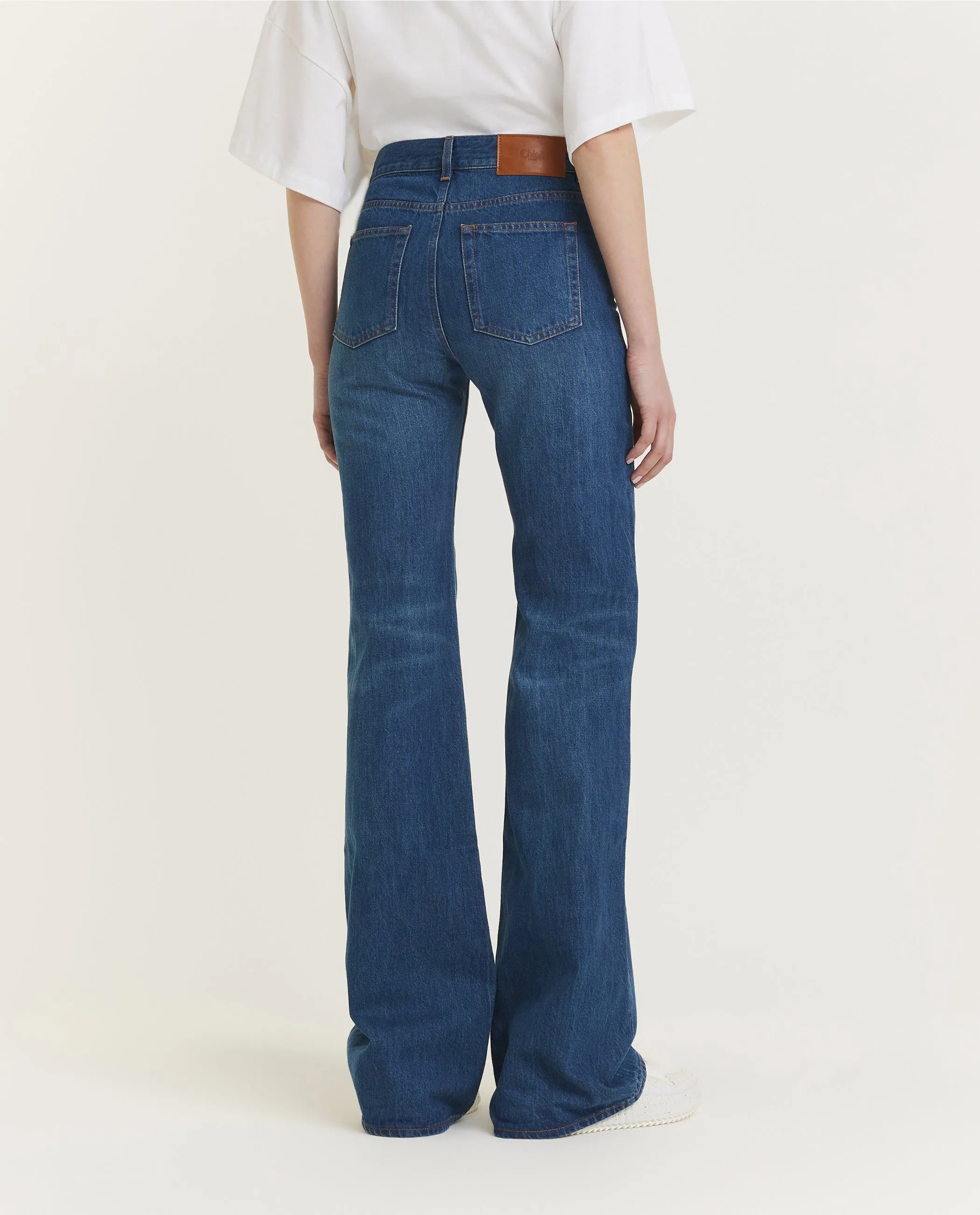 High Rise Flared Jeans - Blauw sold by Pauw Amsterdam product image thumbnail 4