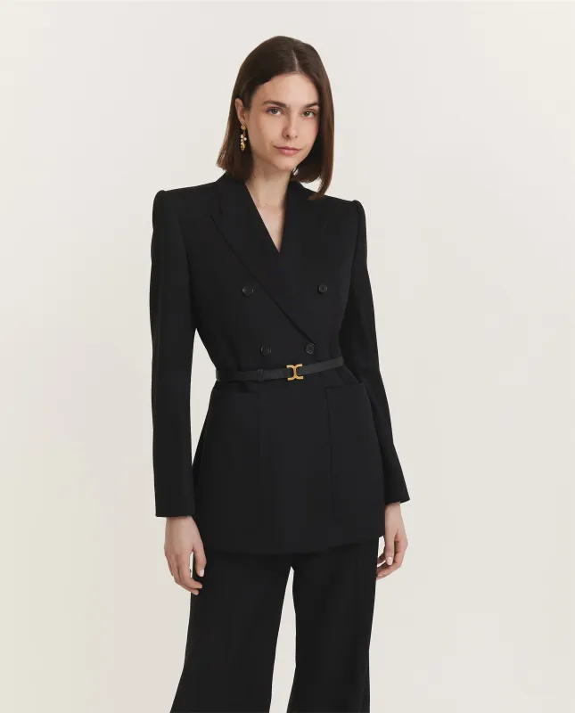 Wollen Blazer  - Zwart sold by Pauw Amsterdam