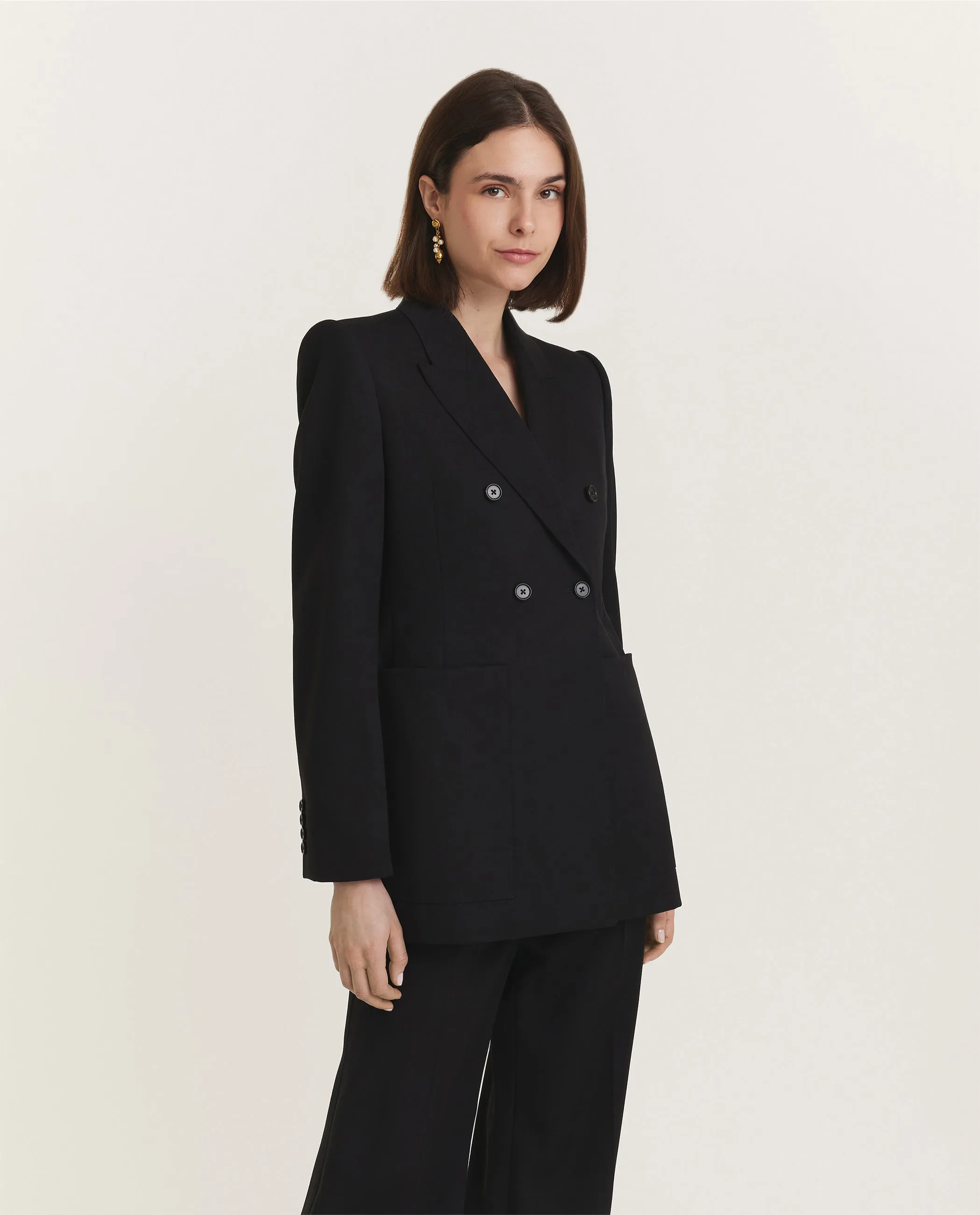 Wollen Blazer - Zwart sold by Pauw Amsterdam product image thumbnail 4