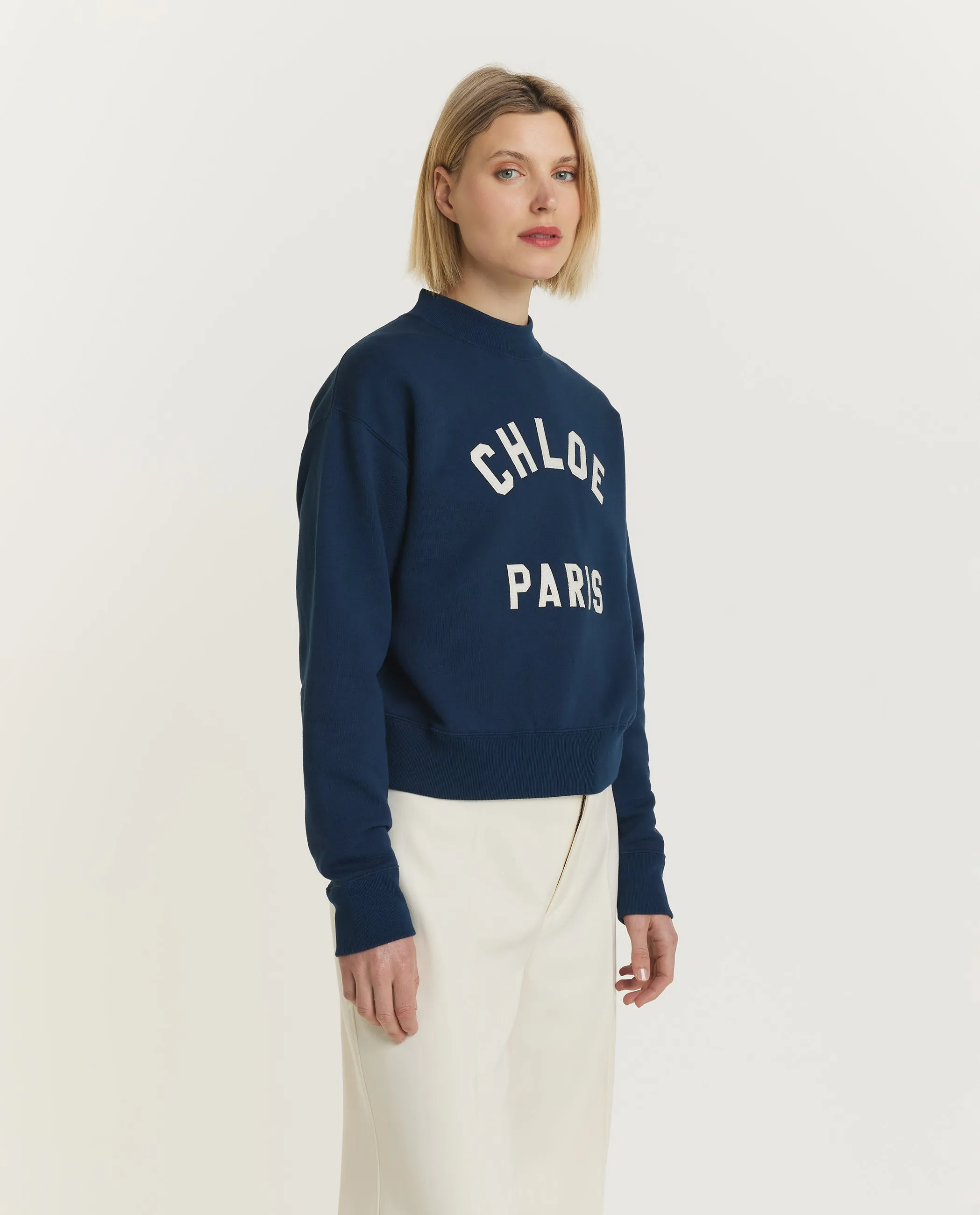 Logo Crewneck - Blauw sold by Pauw Amsterdam product image thumbnail 4