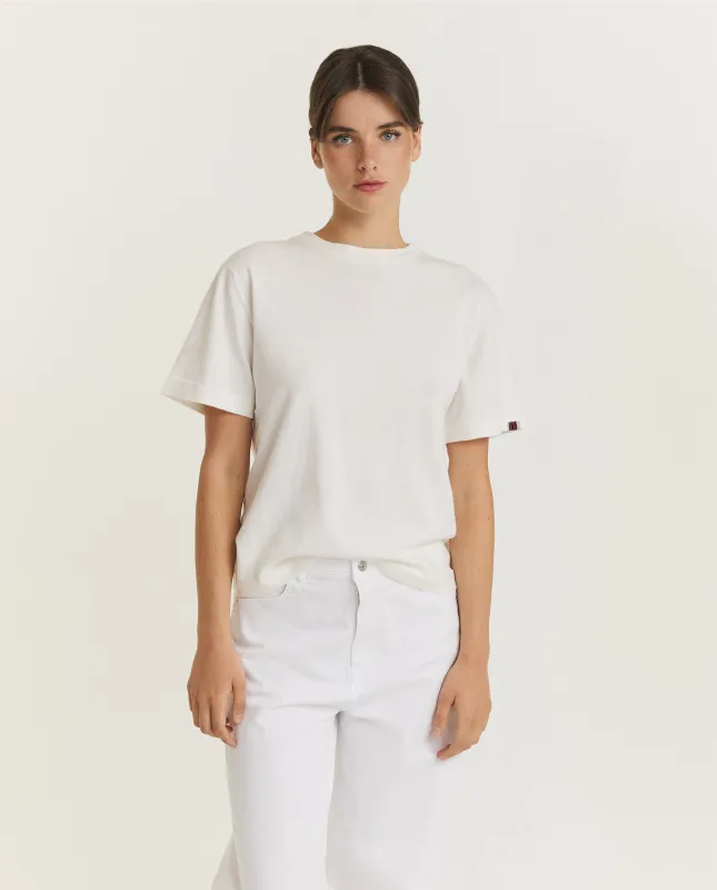 Cashmere Mix T-Shirt - Ecru sold by Pauw Amsterdam