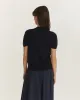 Korte Mouwen Cardigan - Donkerblauw sold by Pauw Amsterdam