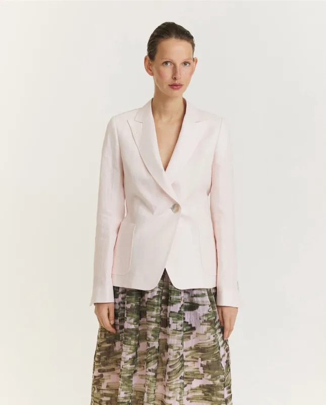 Linnen Blazer - Roze sold by Pauw Amsterdam