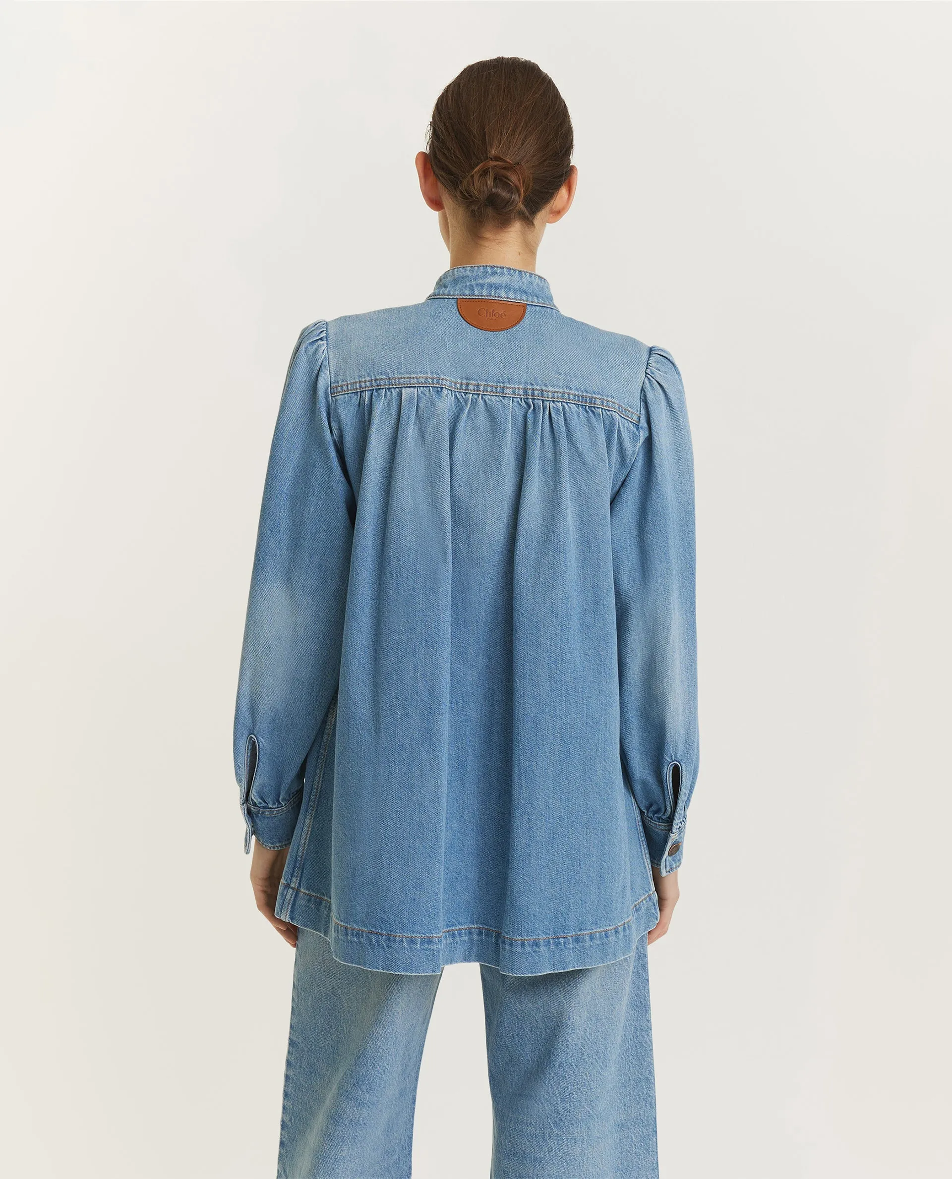 Katoenen Denim Jacket - Lichtblauw sold by Pauw Amsterdam product image thumbnail 5
