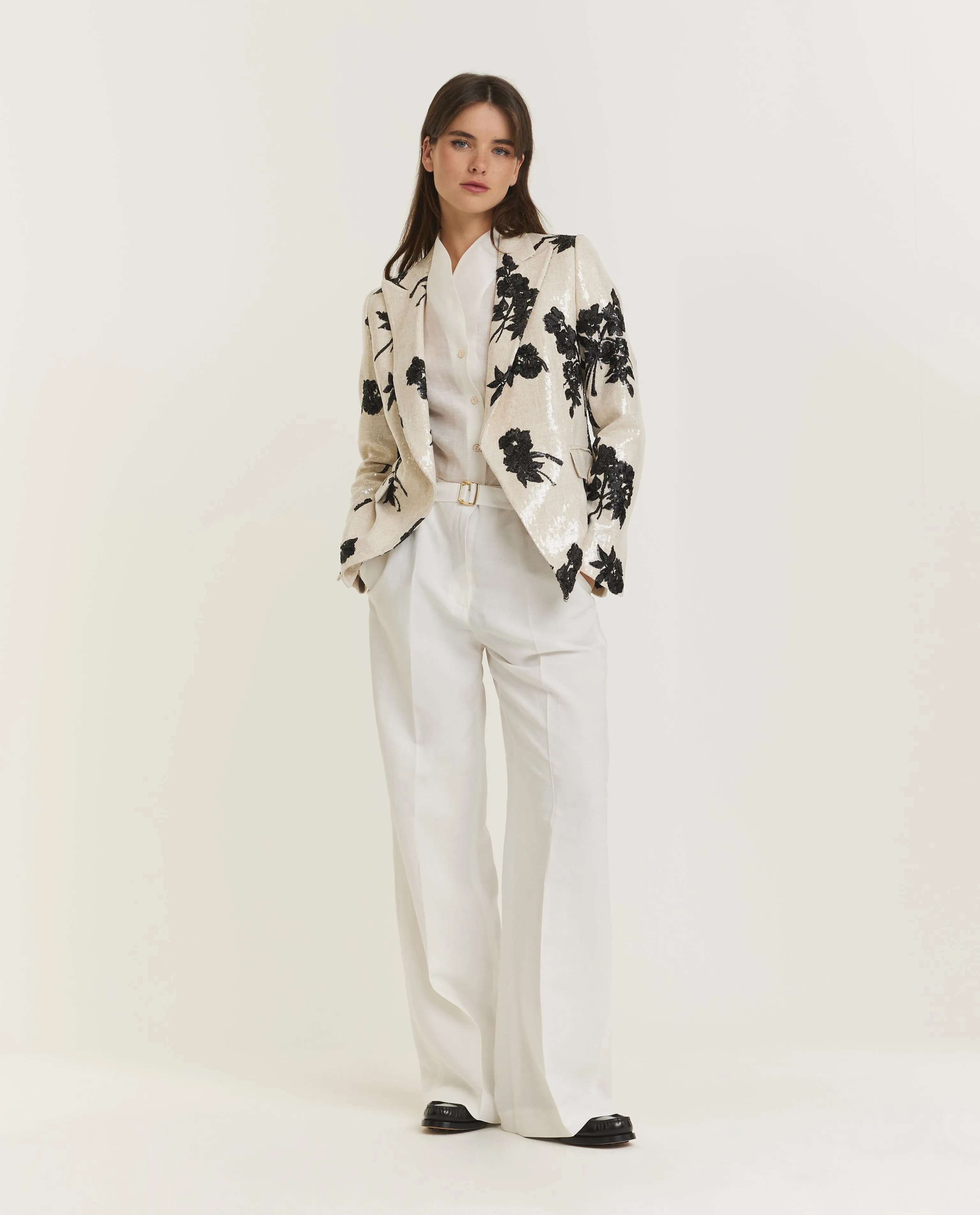 Linen Mix Broek - Wit sold by Pauw Amsterdam product image thumbnail 5