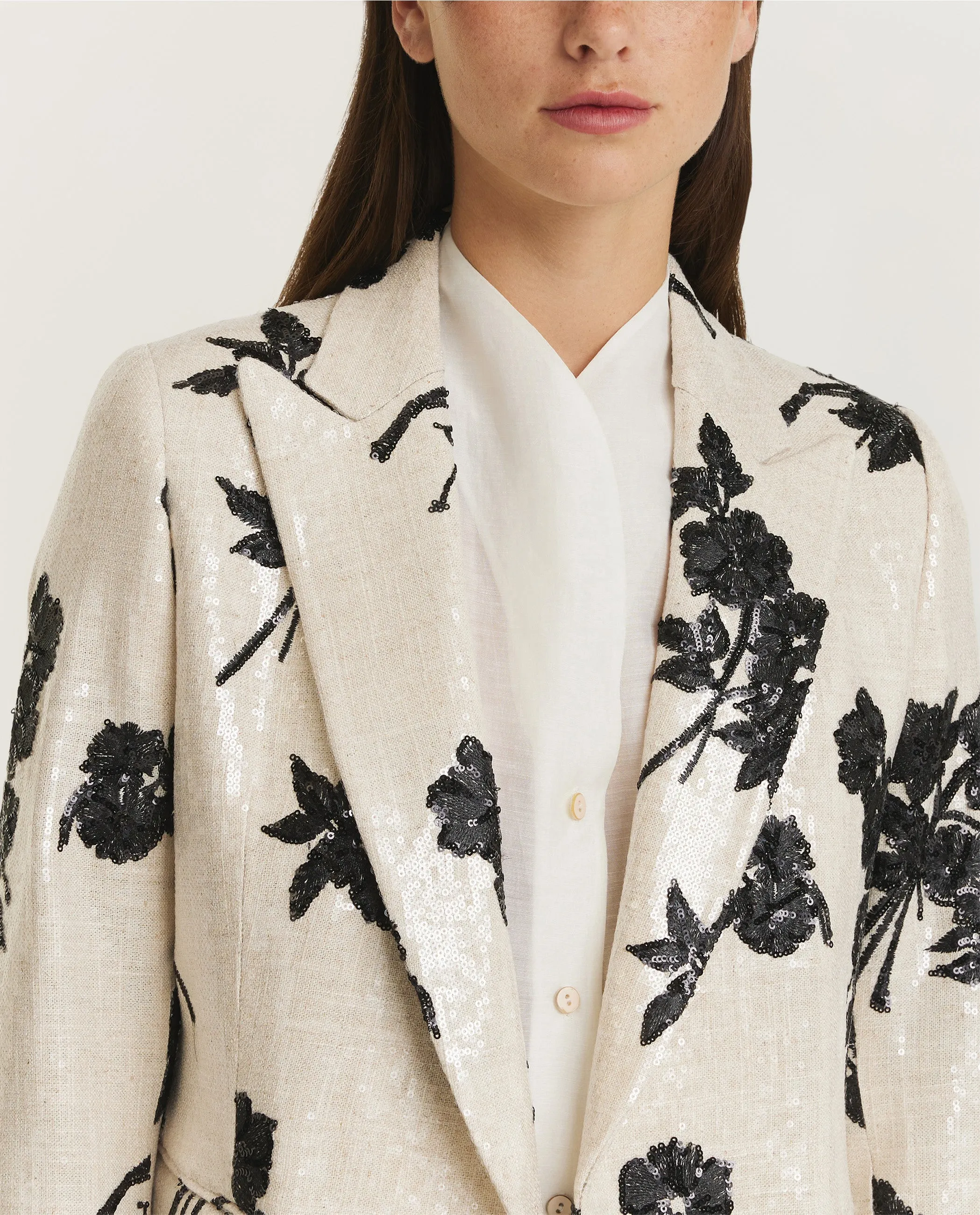 Double Breasted Blazer - Ecru sold by Pauw Amsterdam product image thumbnail 2