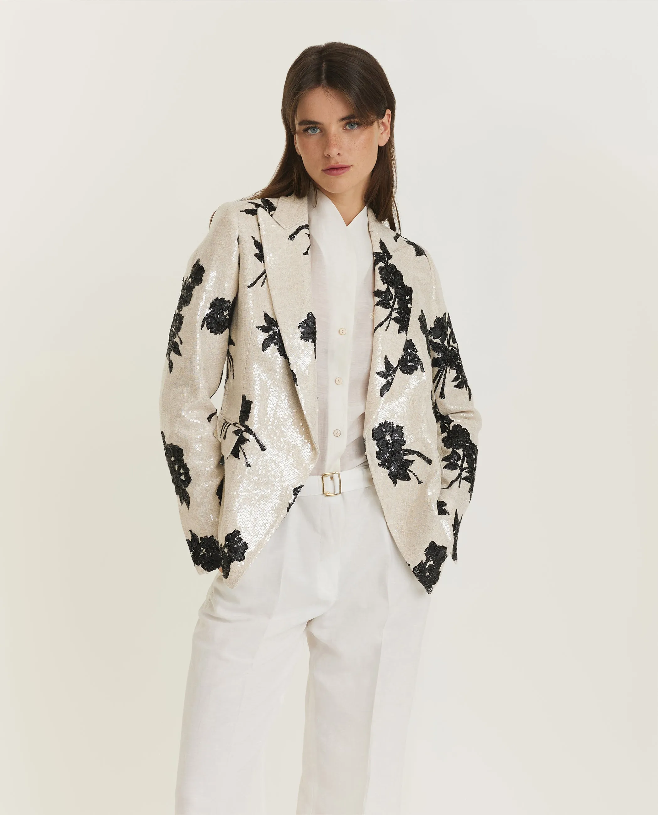 Double Breasted Blazer - Ecru sold by Pauw Amsterdam