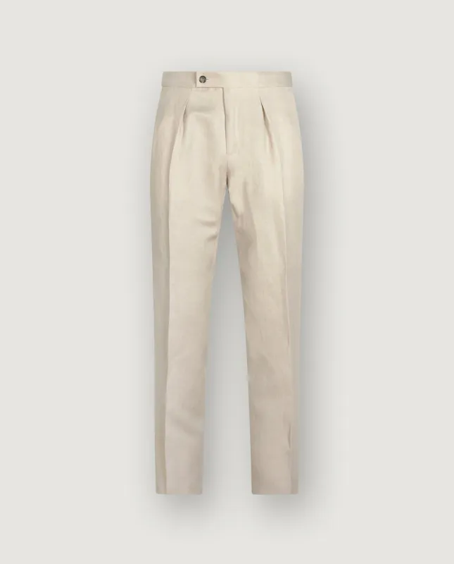 Wol Mix Broek - Ecru sold by Pauw Amsterdam