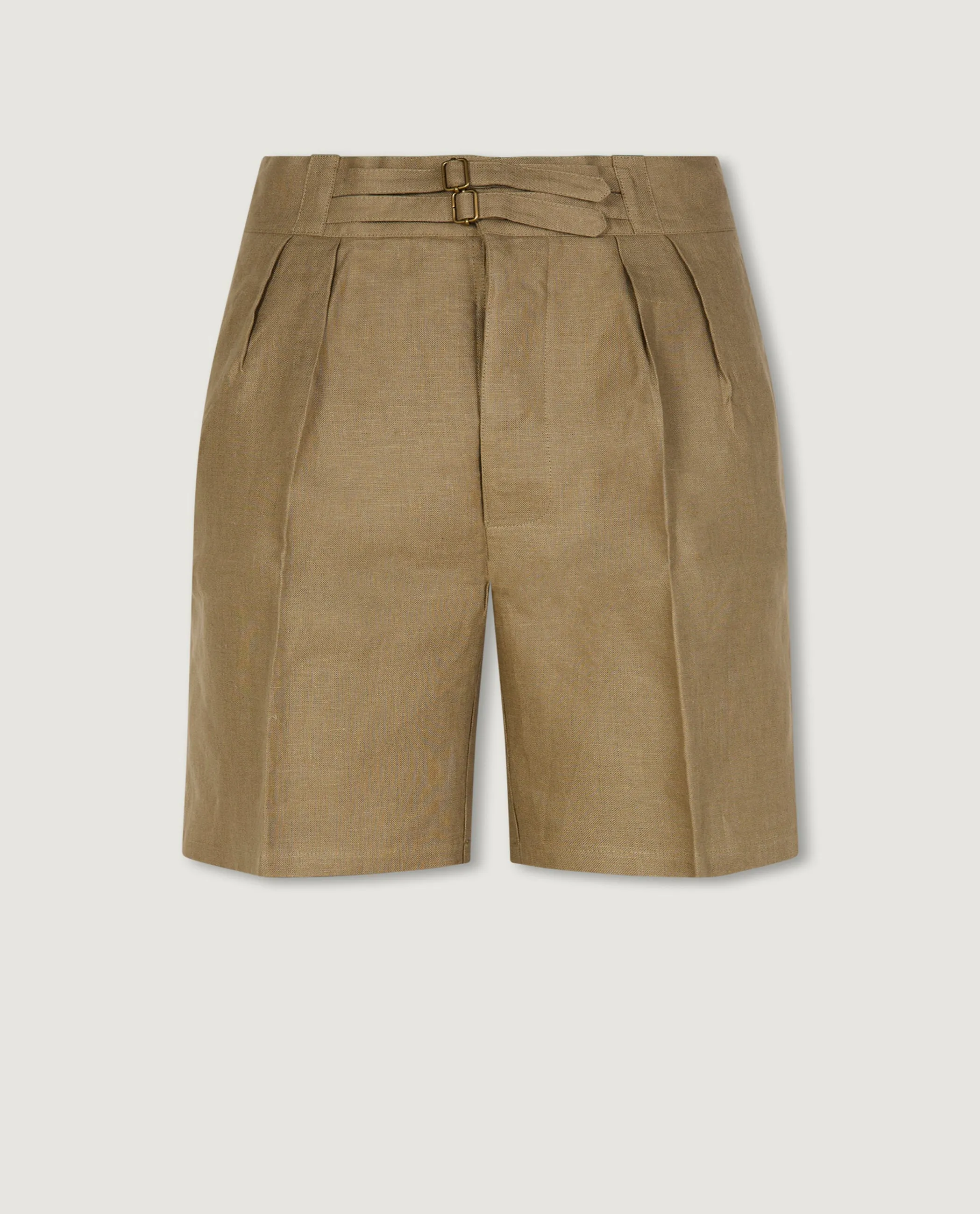Linnen Safari Shorts - Bruin sold by Pauw Amsterdam