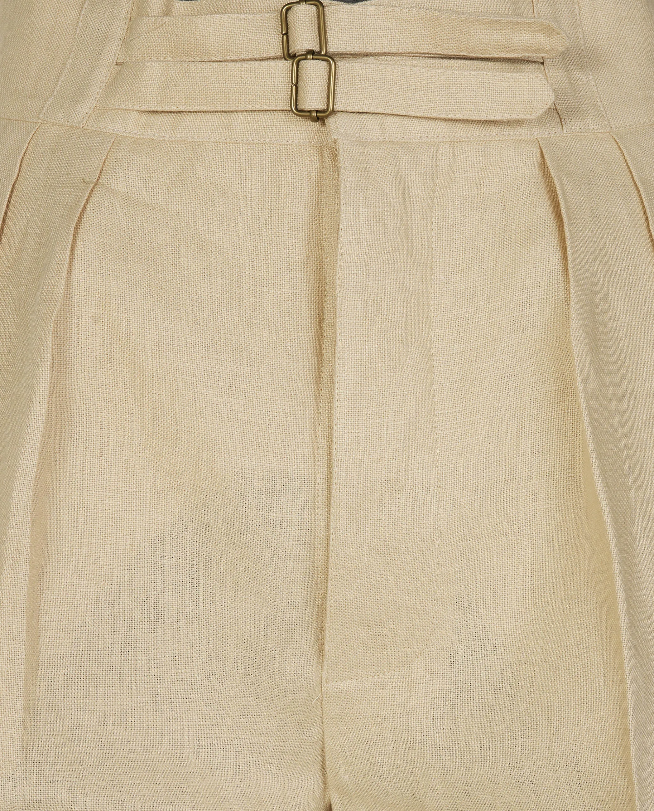 Linnen Safari Shorts - Lichtbruin sold by Pauw Amsterdam product image thumbnail 2