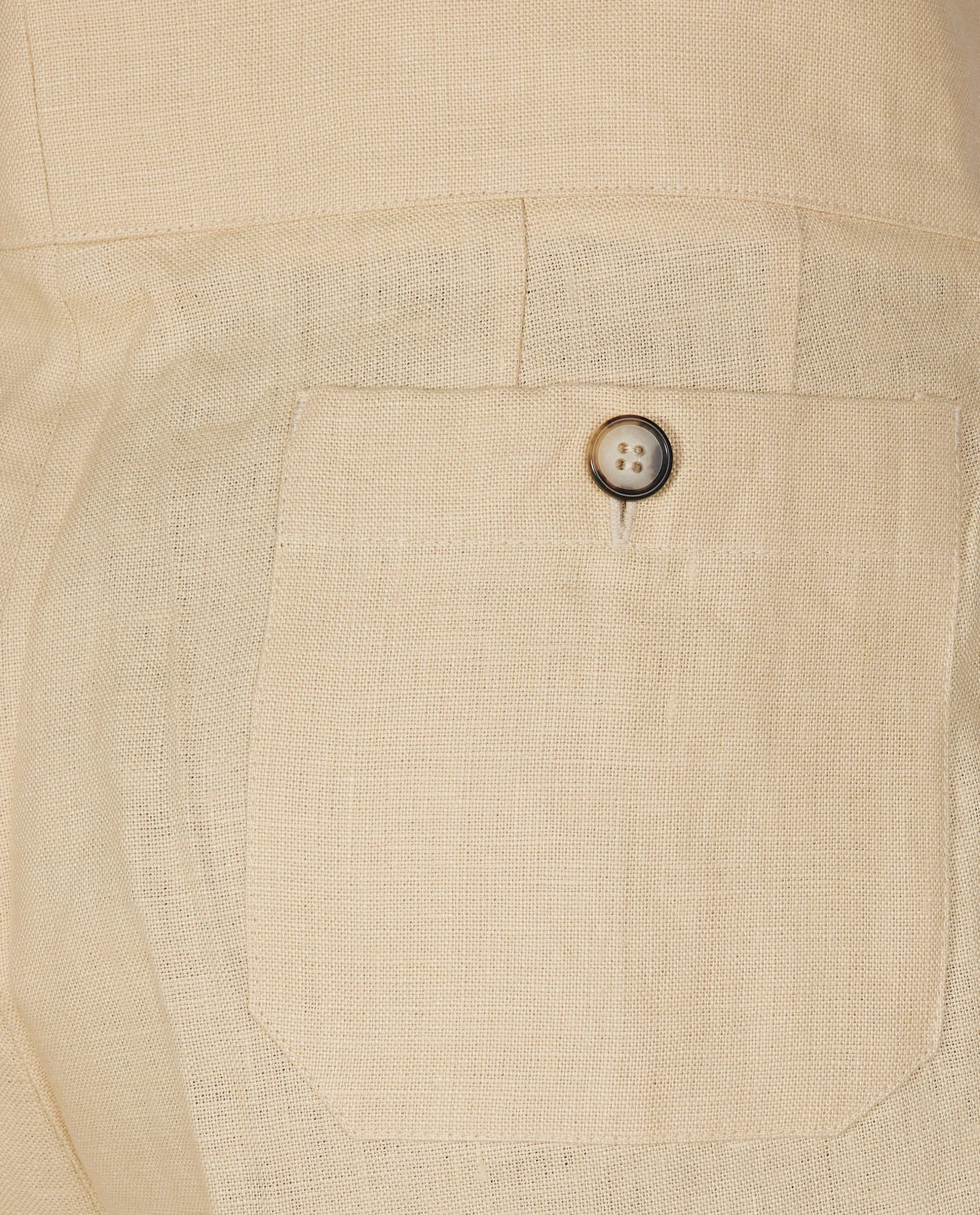 Linnen Safari Shorts - Lichtbruin sold by Pauw Amsterdam product image thumbnail 3