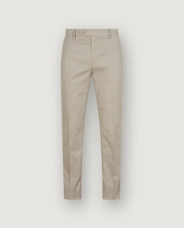 Piece Dyed Singapore Broek - Bruin sold by Pauw Amsterdam