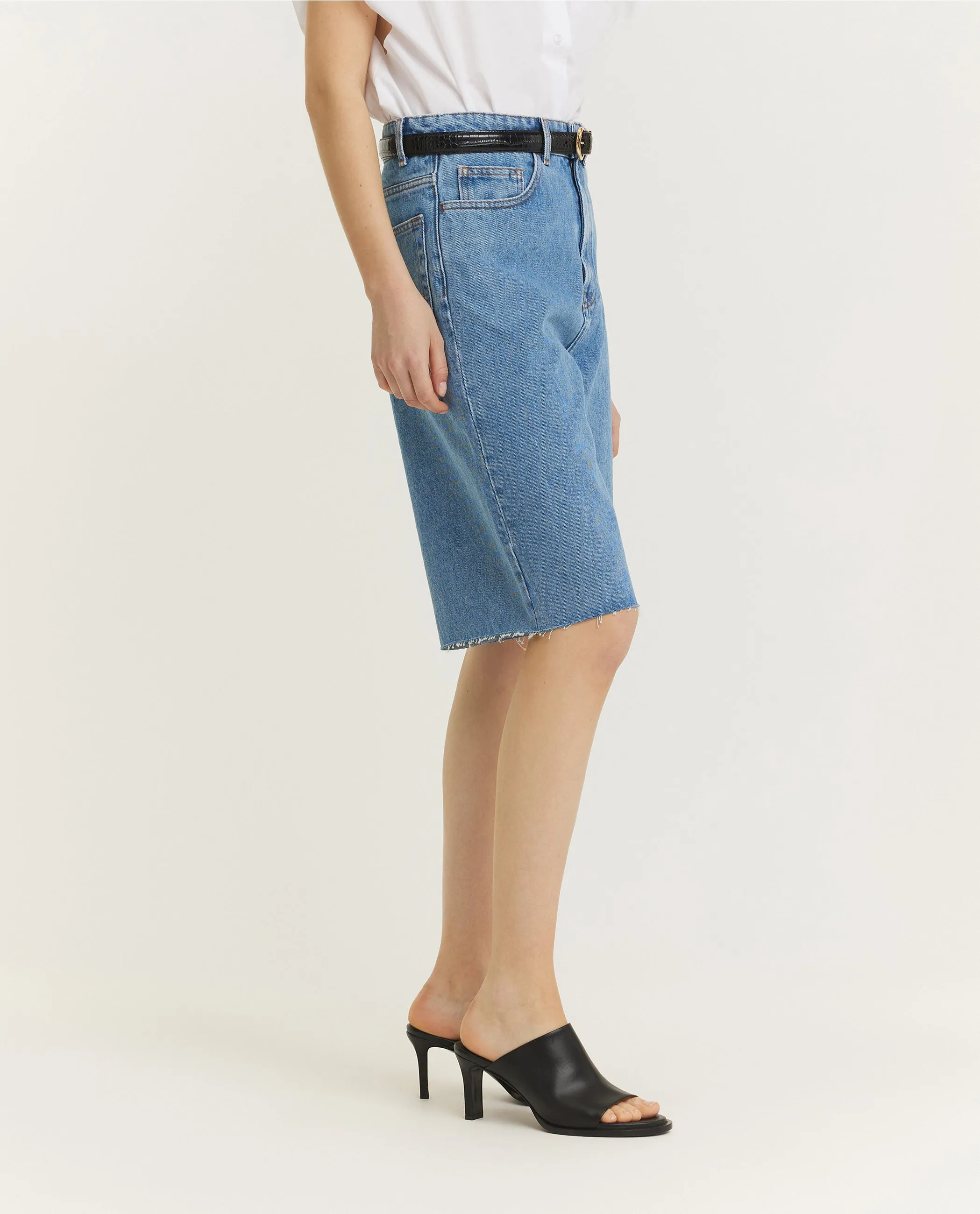 Baggy Fit Denim Shorts sold by Pauw Amsterdam product image thumbnail 3