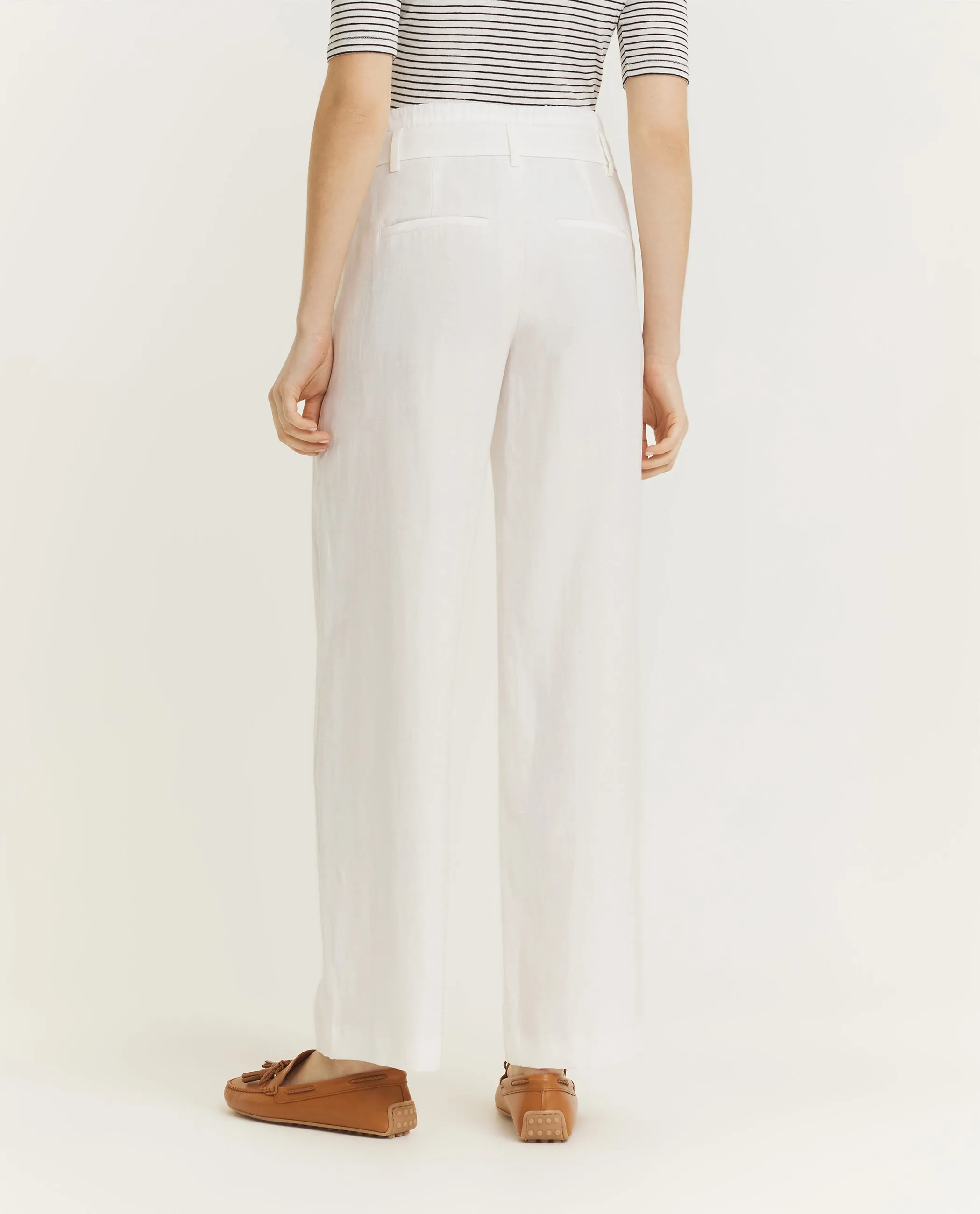 Double Waistband Drawstring Broek - Ecru sold by Pauw Amsterdam product image thumbnail 4