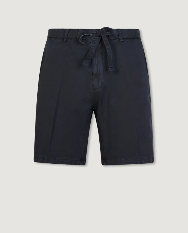 Katoen Linnen Shorts - Donkerblauw sold by Pauw Amsterdam