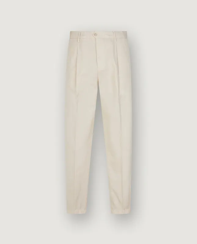 Katoen Linnen Broek - Ecru sold by Pauw Amsterdam