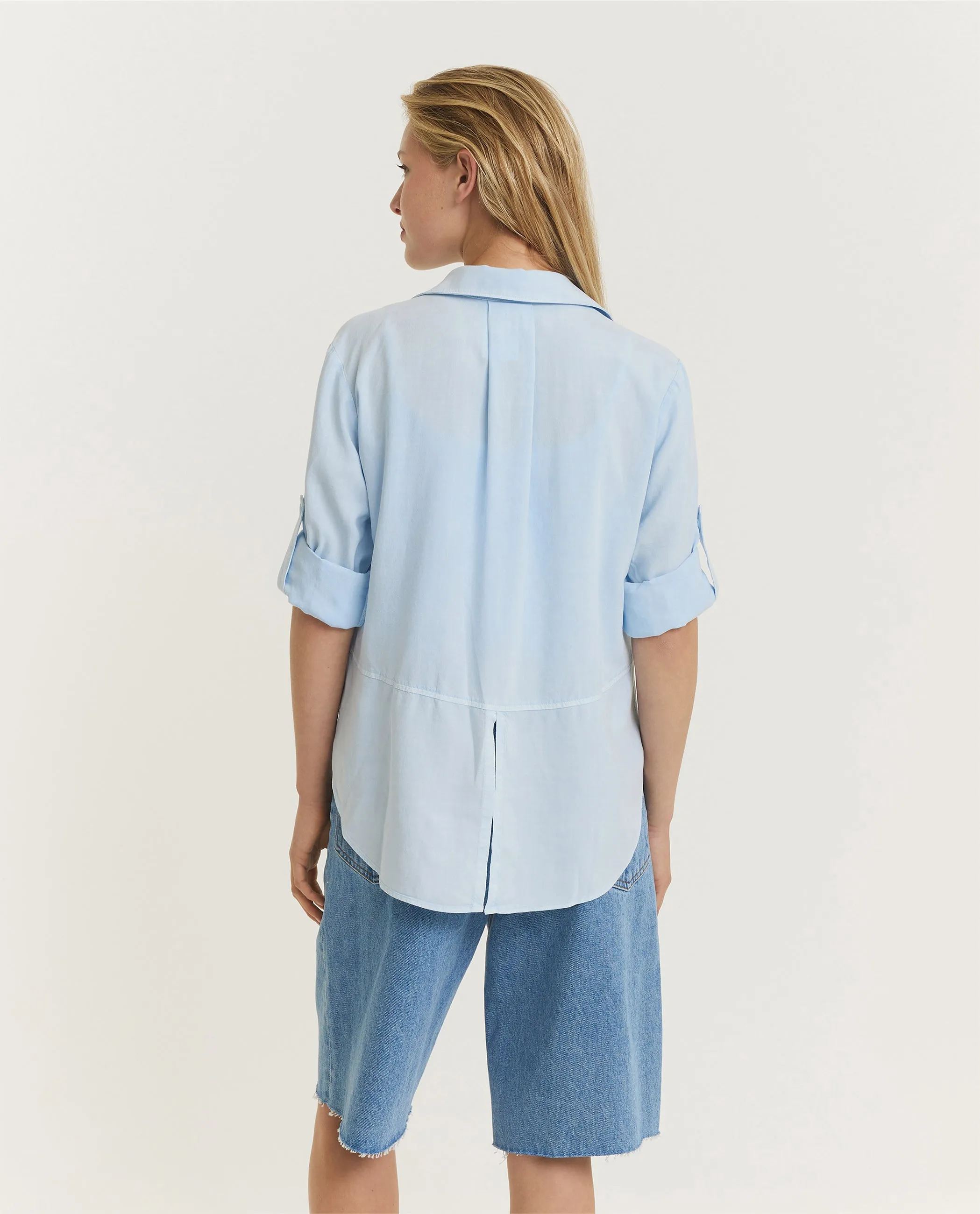 Tencel Blouse - Lichtblauw sold by Pauw Amsterdam product image thumbnail 5