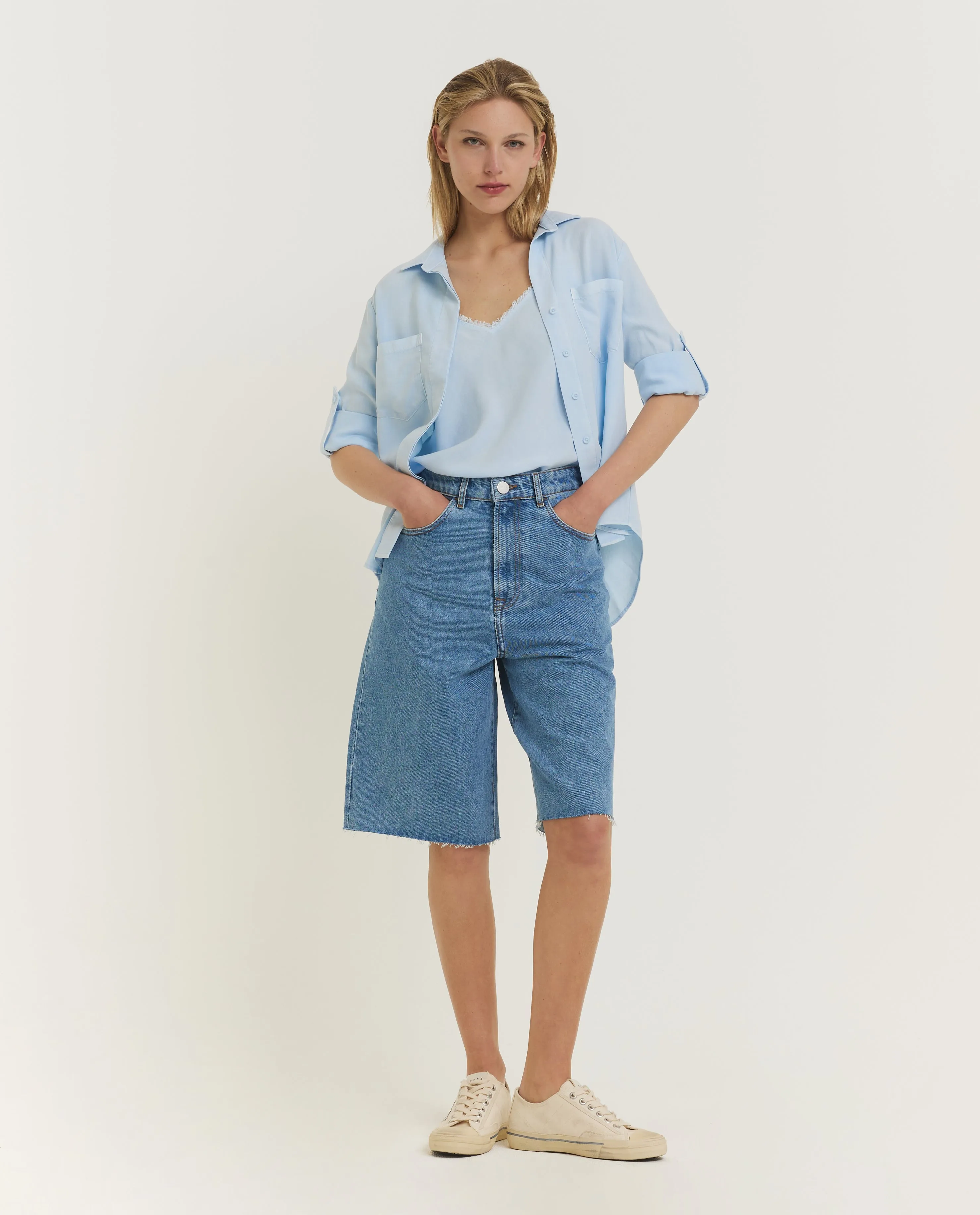 Tencel Cami Top - Lichtblauw sold by Pauw Amsterdam product image thumbnail 3