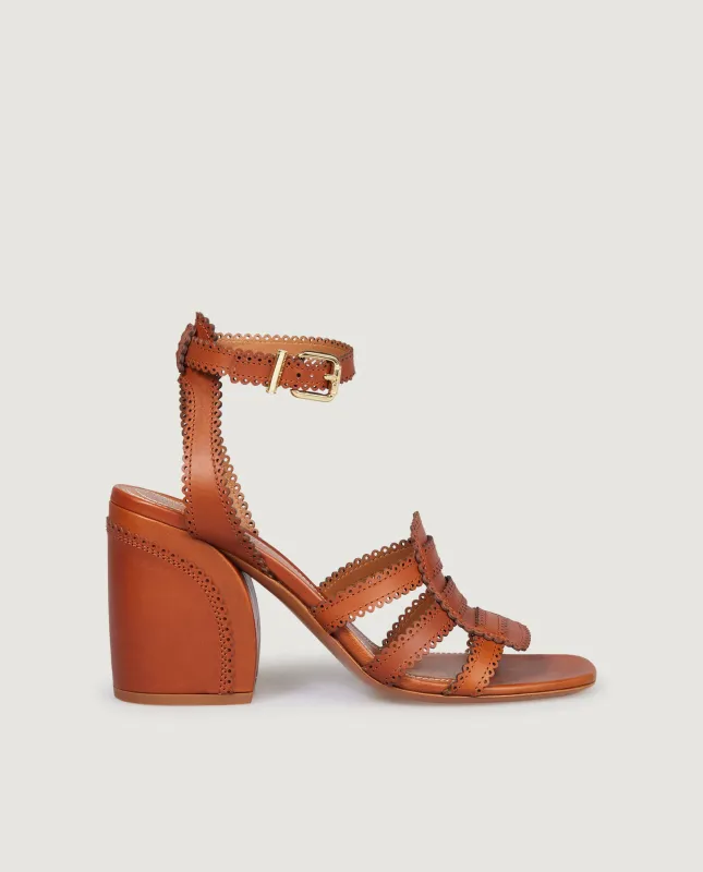 Goldie Sandalen - Lichtbruin sold by Pauw Amsterdam