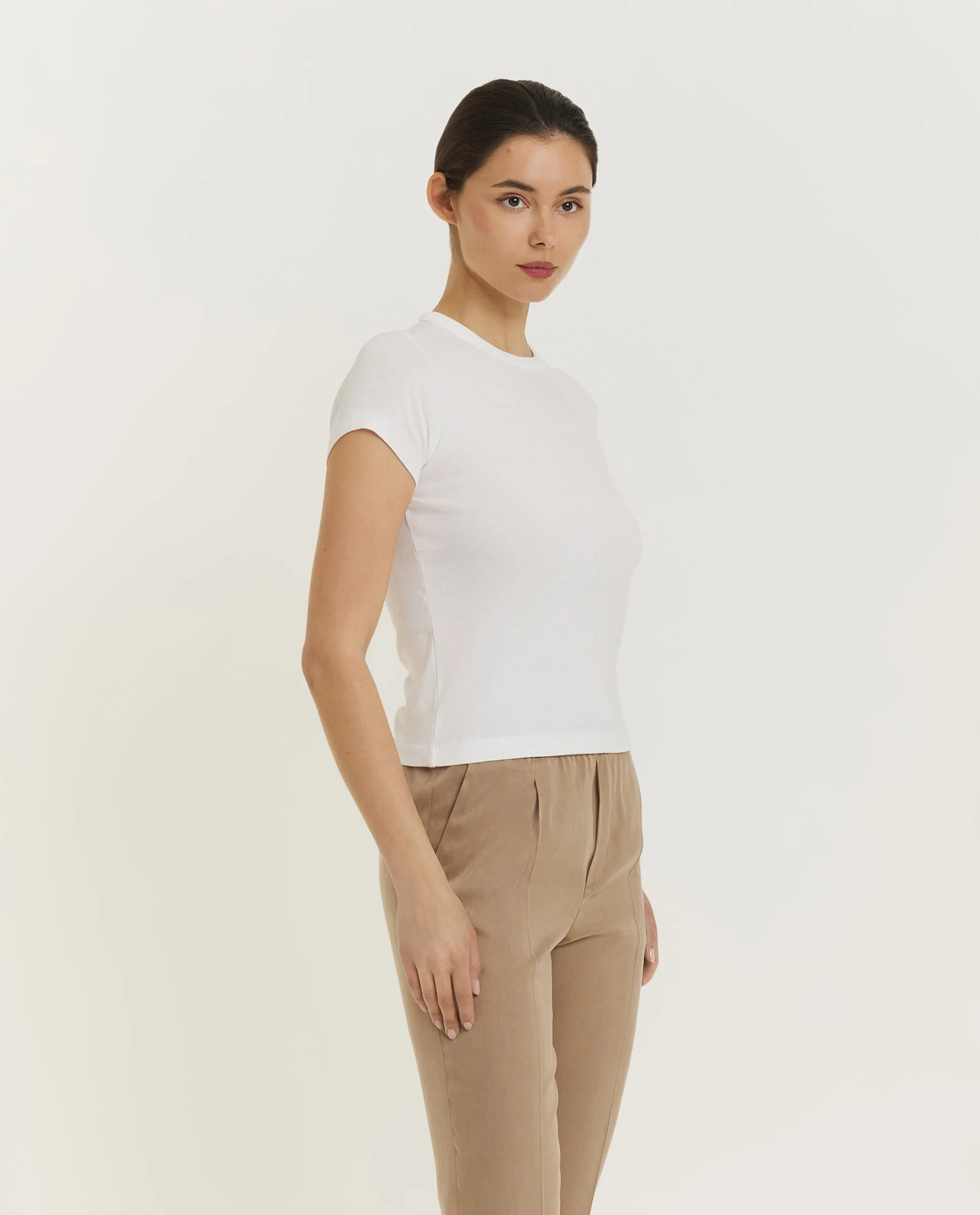 90s Shrunken T-shirt - Wit sold by Pauw Amsterdam product image thumbnail 4