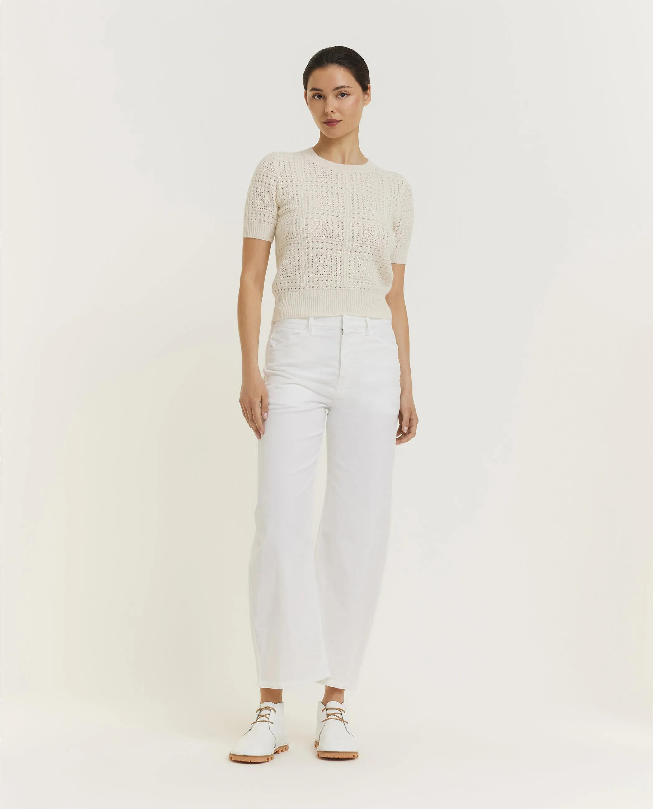 Cashmere Elysia Sweater - Ecru sold by Pauw Amsterdam product image thumbnail 3