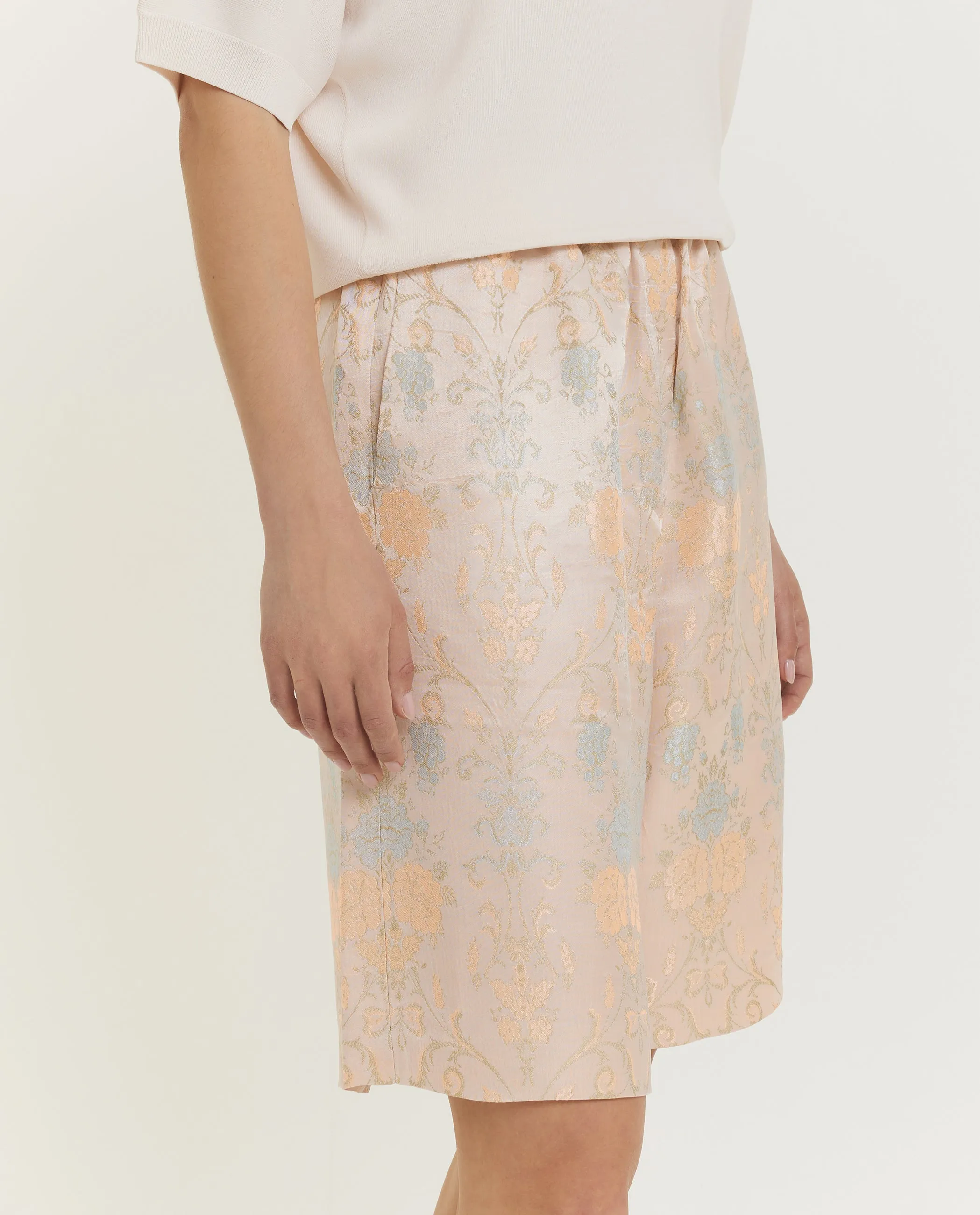 Korte Jacquard Broek - Roze sold by Pauw Amsterdam product image thumbnail 2