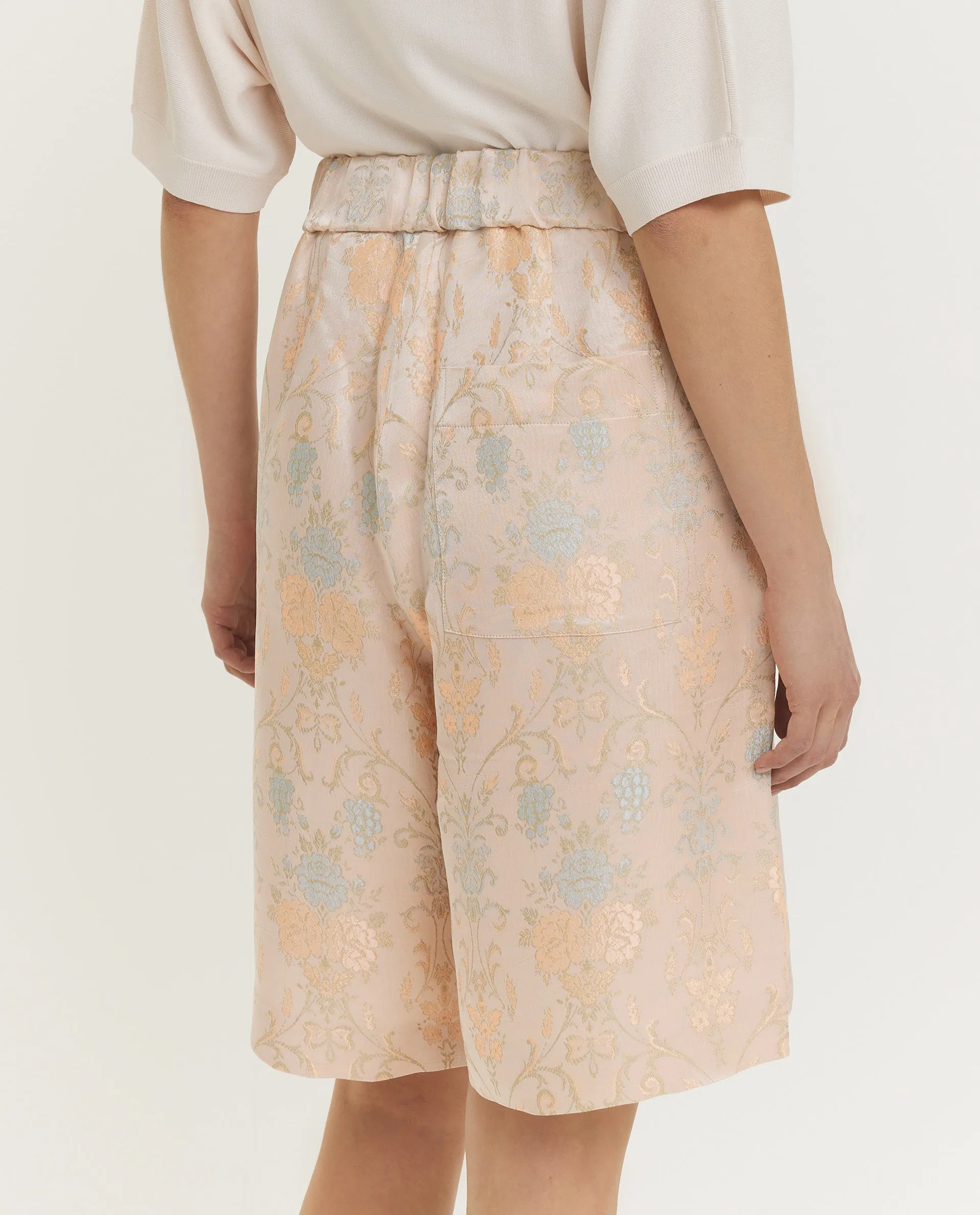 Korte Jacquard Broek - Roze sold by Pauw Amsterdam product image thumbnail 3