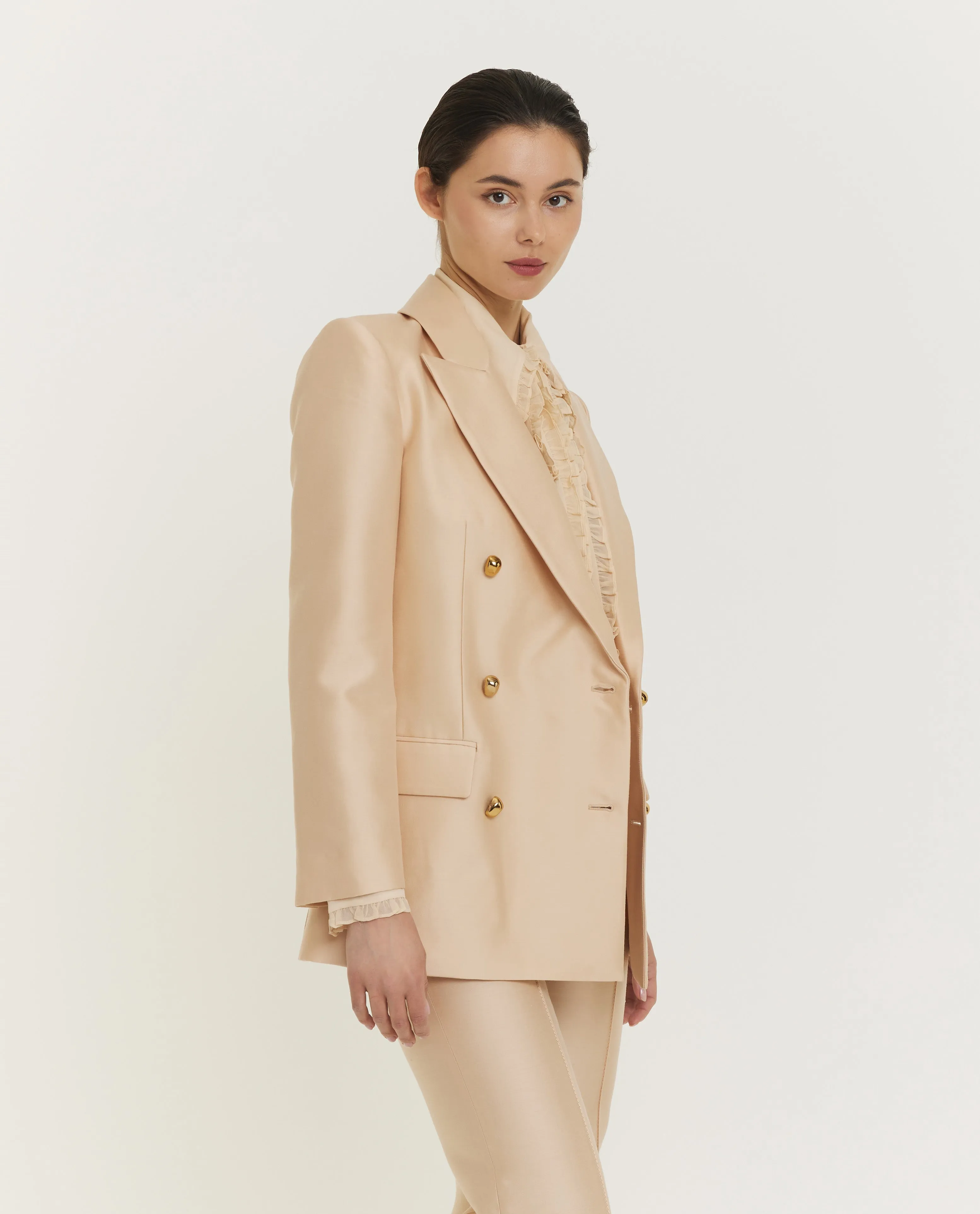 Illuminate Tailored Blazer - Lichtbruin sold by Pauw Amsterdam product image thumbnail 4