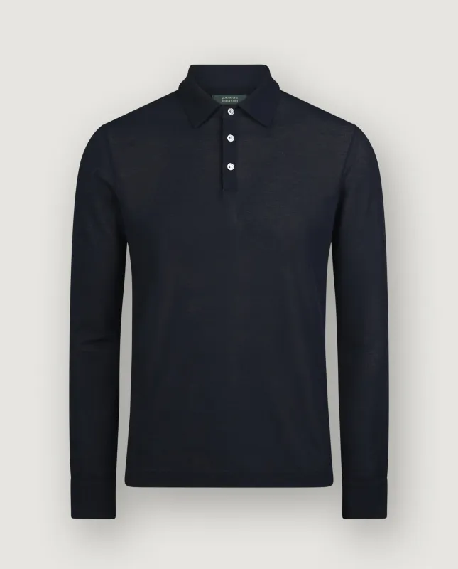 Pique Ice Cotton Polo - Donkerblauw sold by Pauw Amsterdam