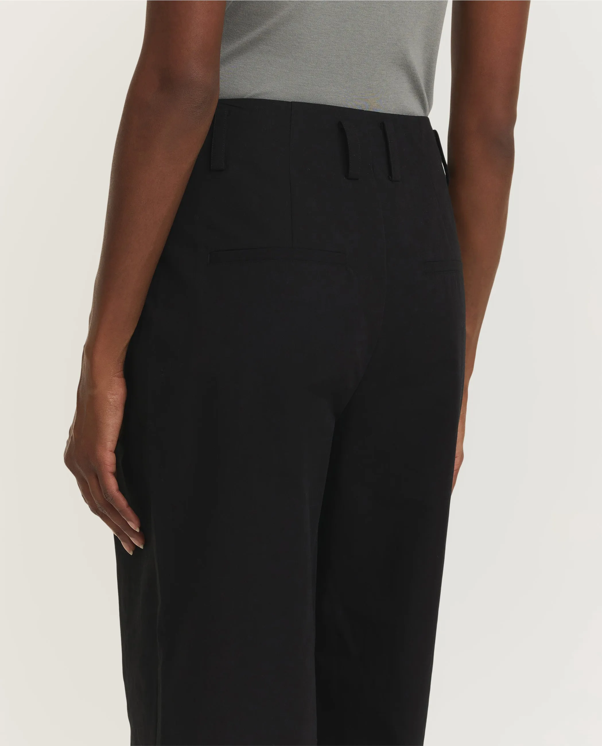 Geplooide Wijde Broek - Zwart sold by Pauw Amsterdam product image thumbnail 4