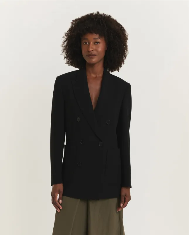 Double-Breasted Blazer - Zwart sold by Pauw Amsterdam