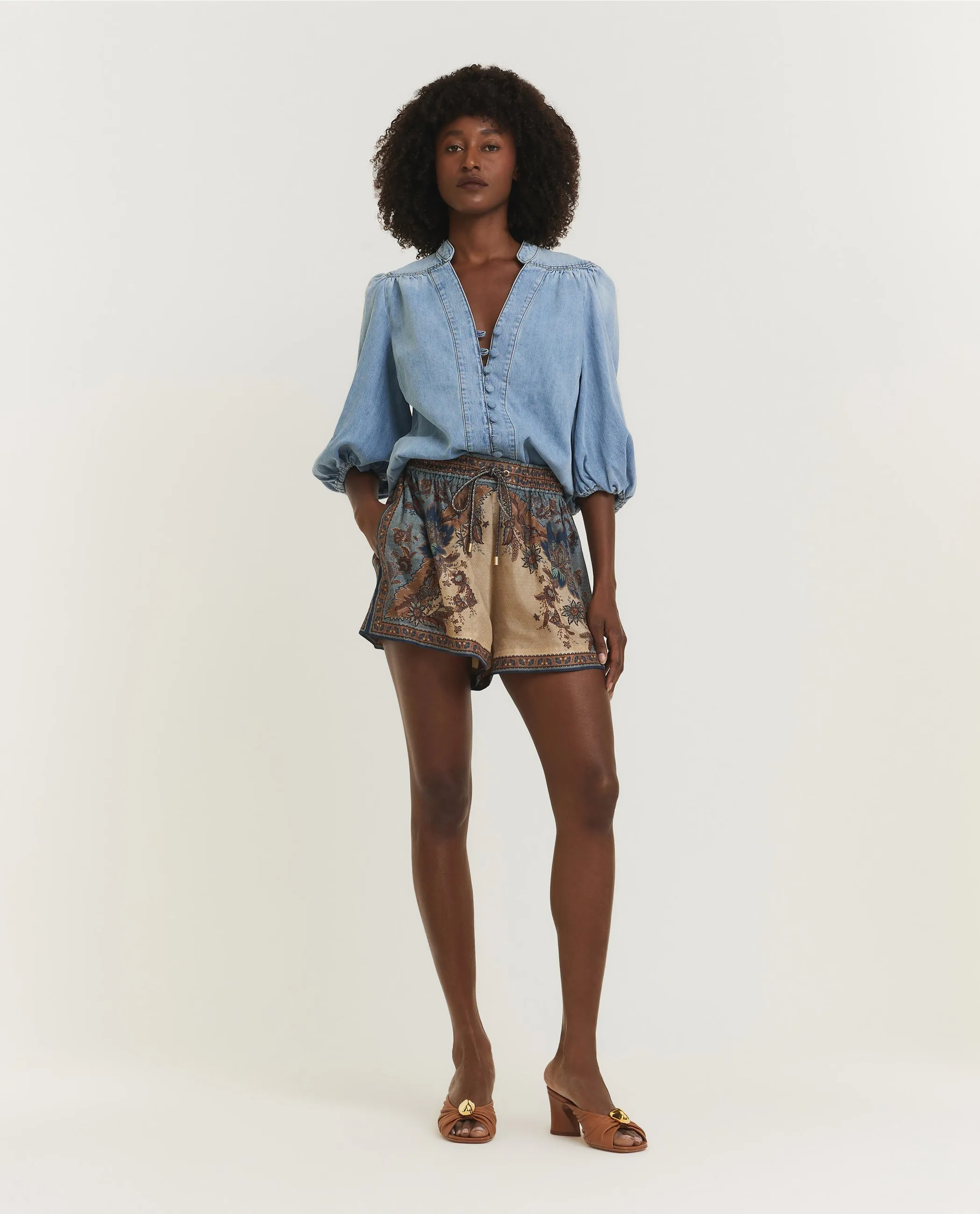 Lucky Denim Blouse - Lichtblauw sold by Pauw Amsterdam product image thumbnail 3