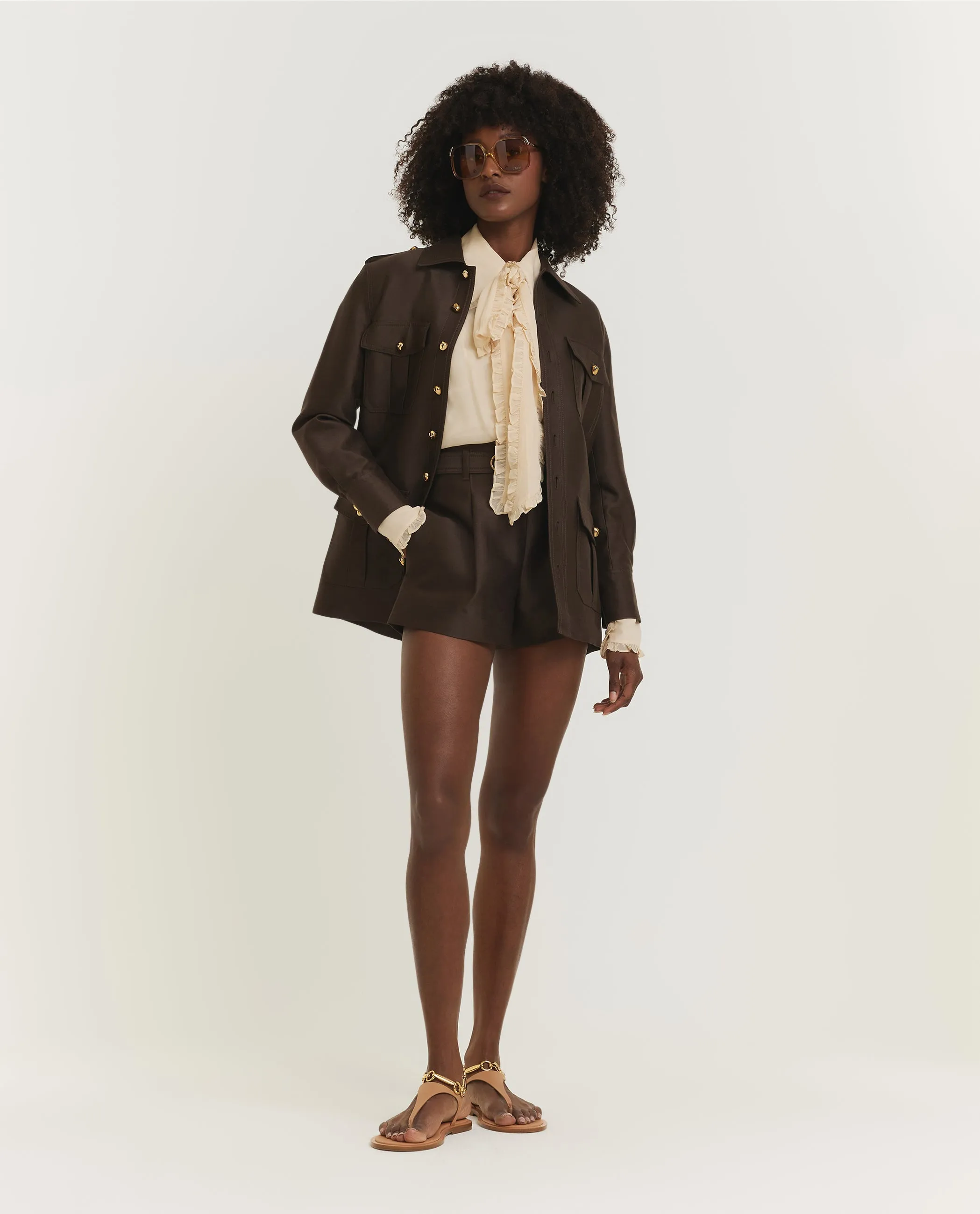 Illuminate Tailored Short - Bruin sold by Pauw Amsterdam product image thumbnail 5