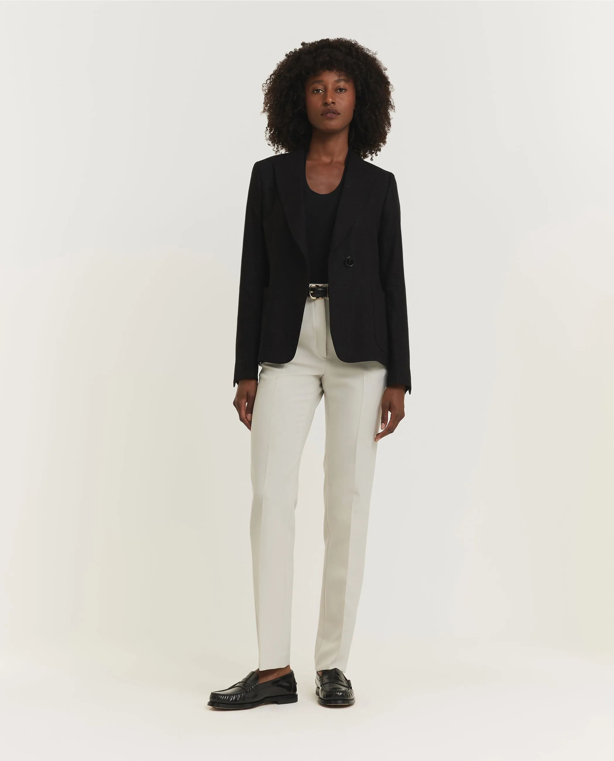 Single Button Blazer - Zwart sold by Pauw Amsterdam product image thumbnail 3