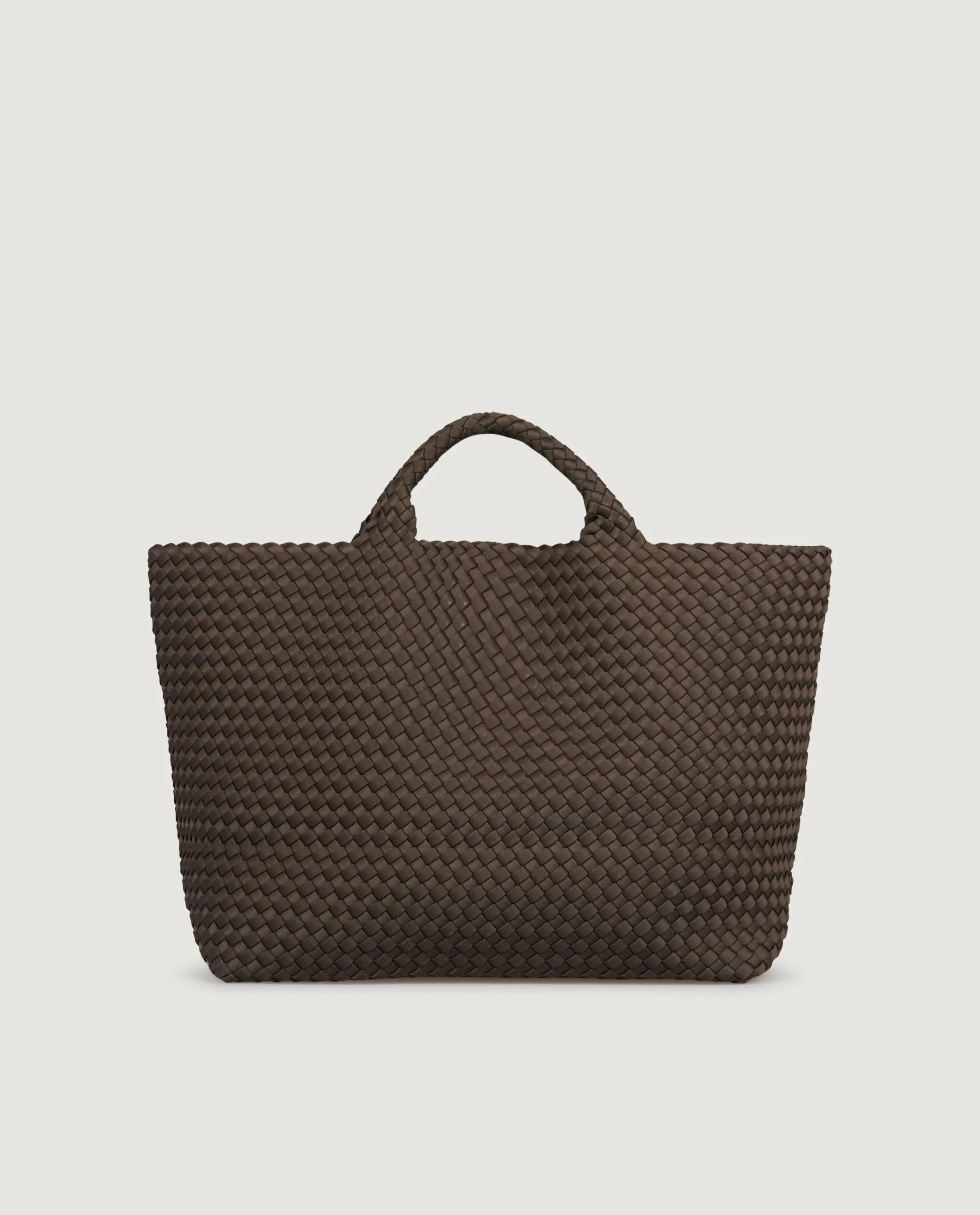 Grote geweven shopper - Bruin sold by Pauw Amsterdam product image thumbnail 3