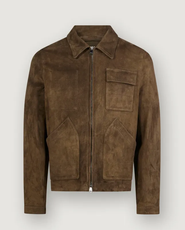 Suède Zip Jacket - Bruin sold by Pauw Amsterdam