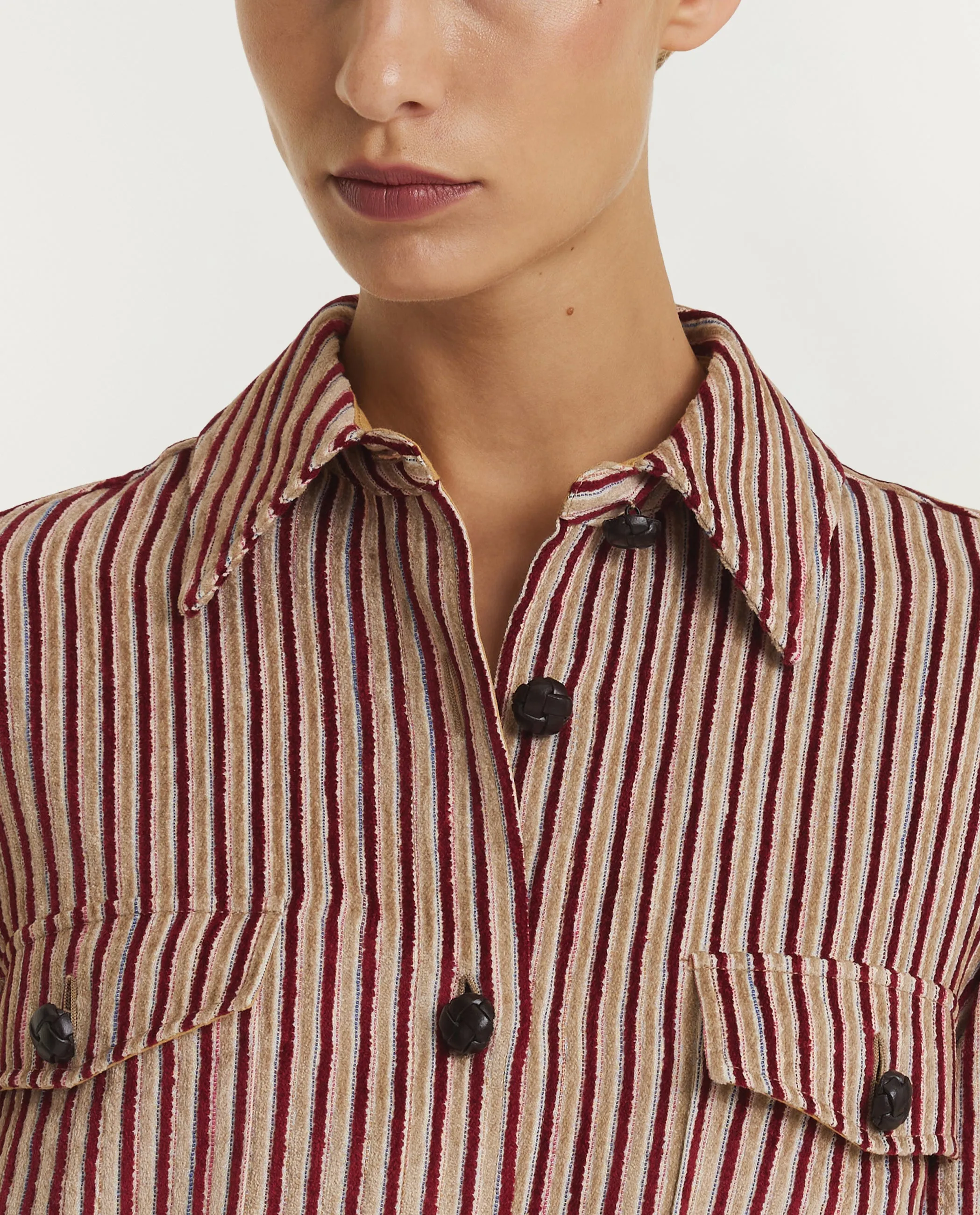 Linnen Corduroy Shirt - Rood sold by Pauw Amsterdam product image thumbnail 2
