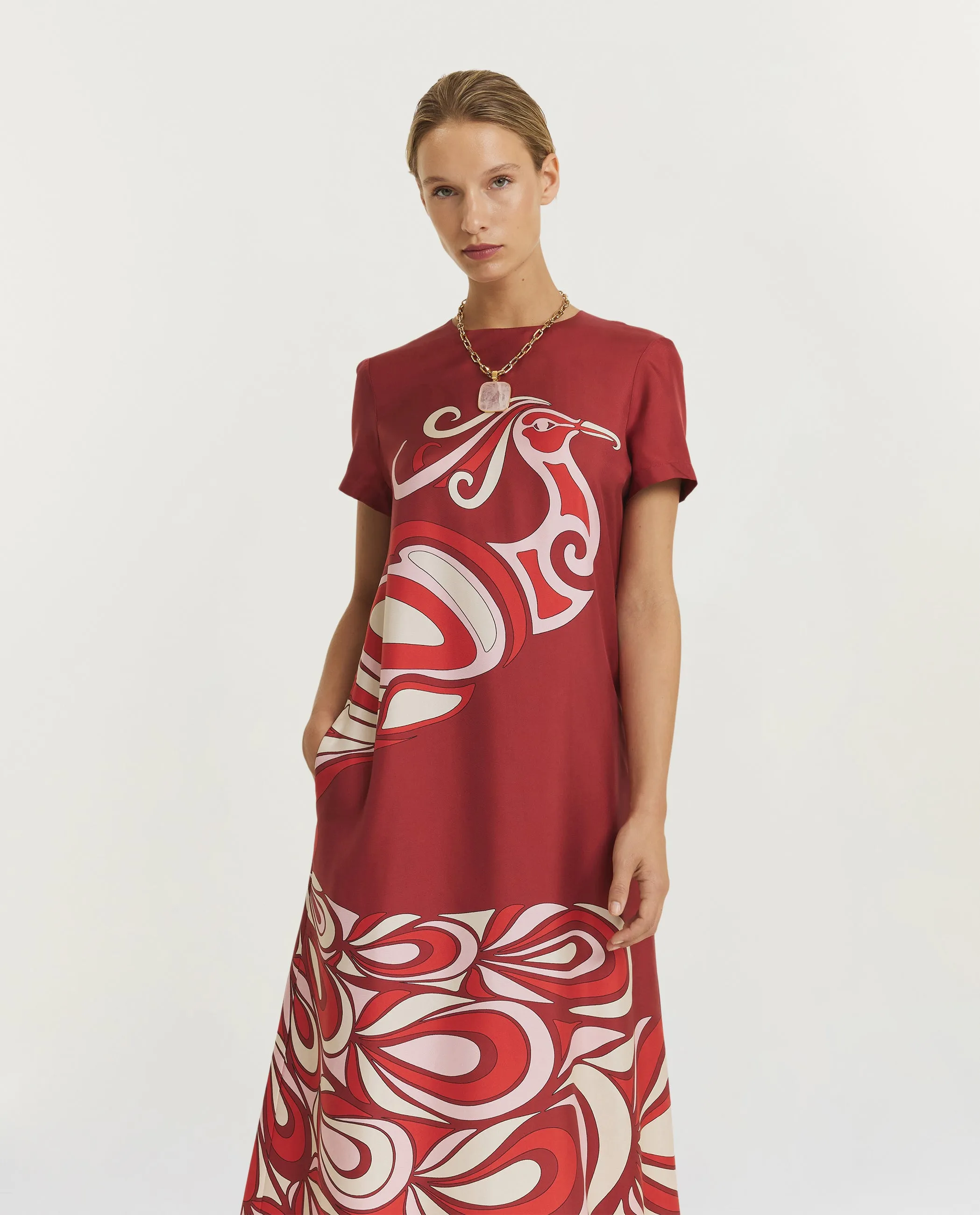 Swing Jurk - Rood sold by Pauw Amsterdam product image thumbnail 5