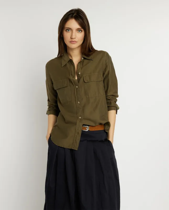 Katoen-zijde blouse sold by Pauw Amsterdam