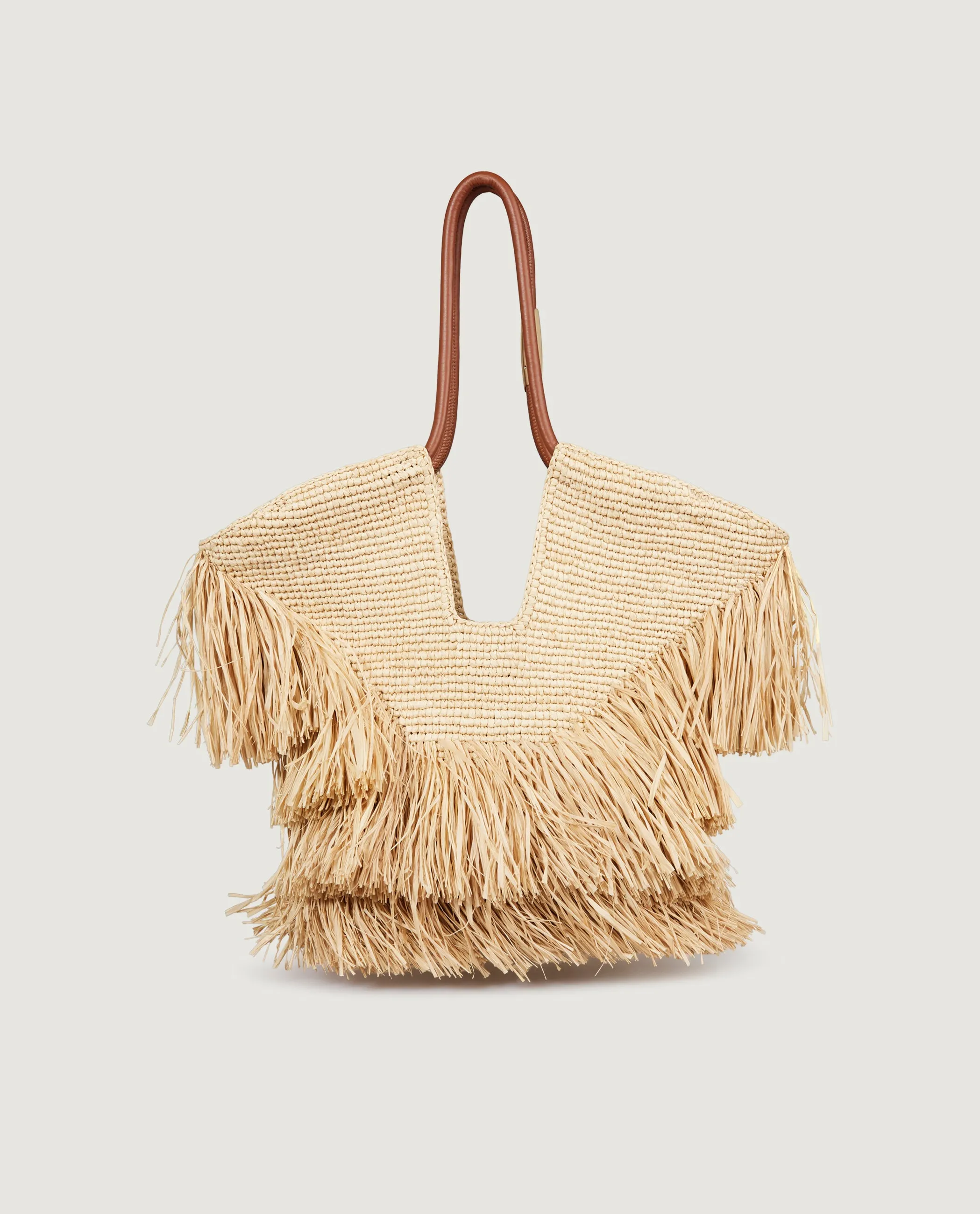 Goldentime Medium Fringe Tote - Lichtbruin sold by Pauw Amsterdam product image thumbnail 4