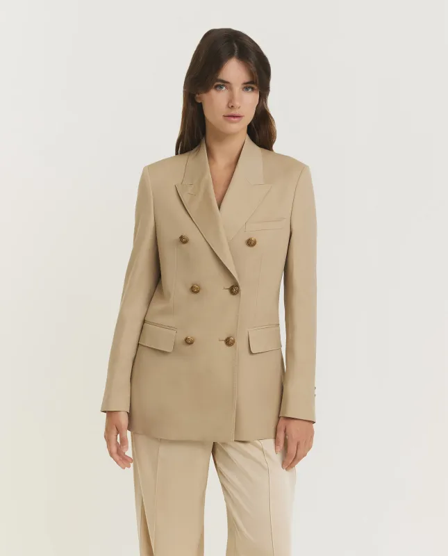 Wollen blazer - Lichtbruin sold by Pauw Amsterdam