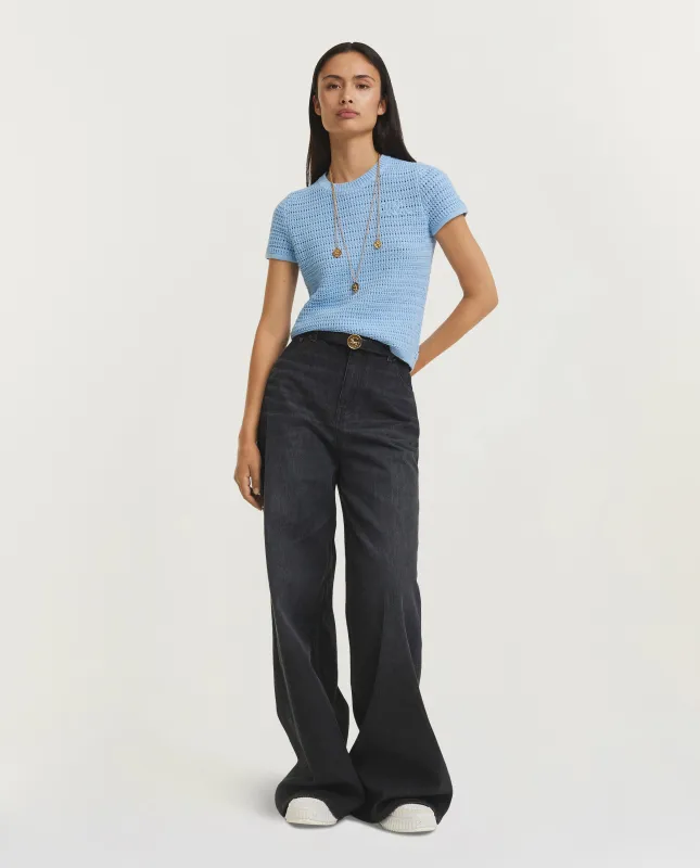 Wijde Spijkerbroek - Zwart sold by Pauw Amsterdam