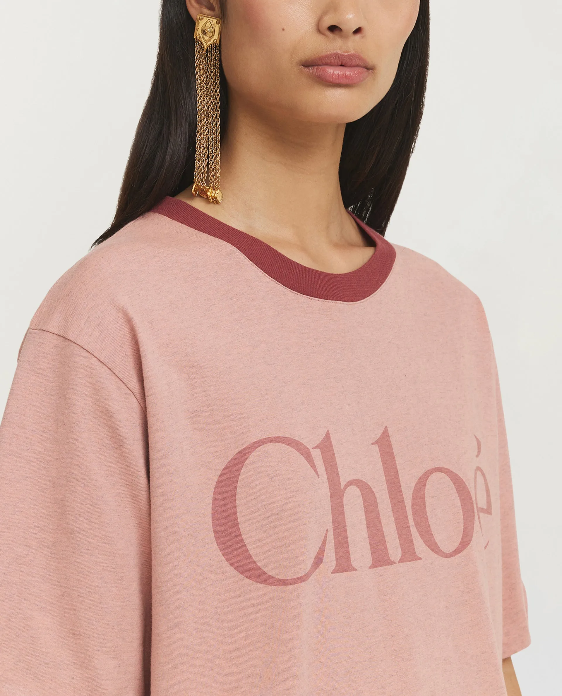 Oversized Logo T-Shirt - Roze sold by Pauw Amsterdam product image thumbnail 2