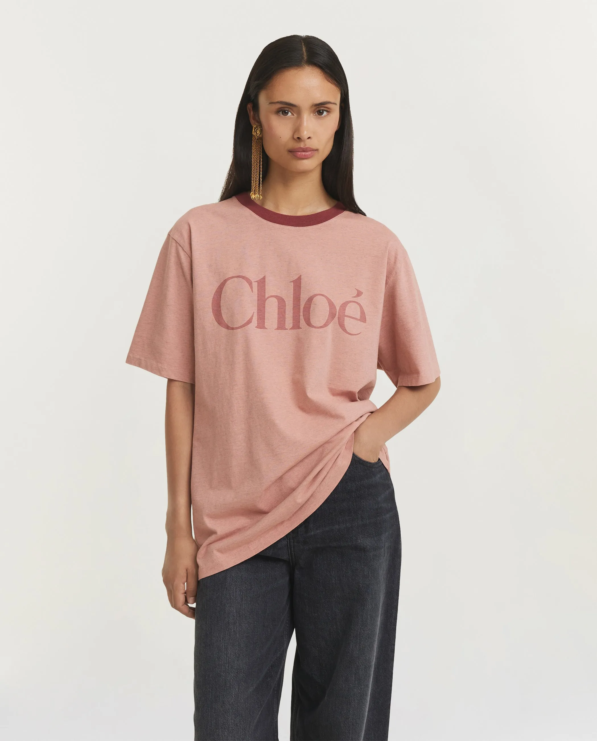 Oversized Logo T-Shirt - Roze sold by Pauw Amsterdam