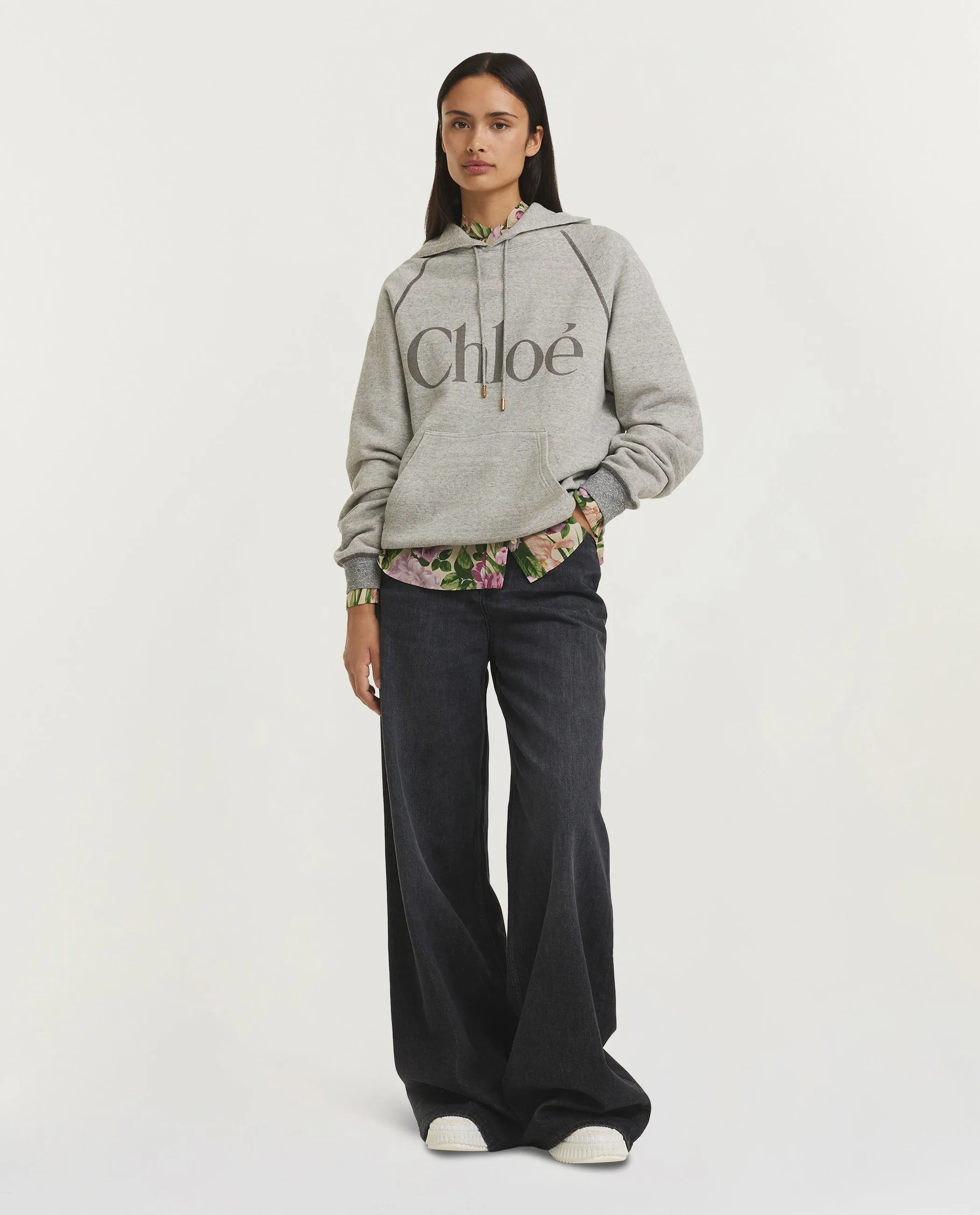 Oversized Logo Hoodie - Lichtgrijs sold by Pauw Amsterdam product image thumbnail 3