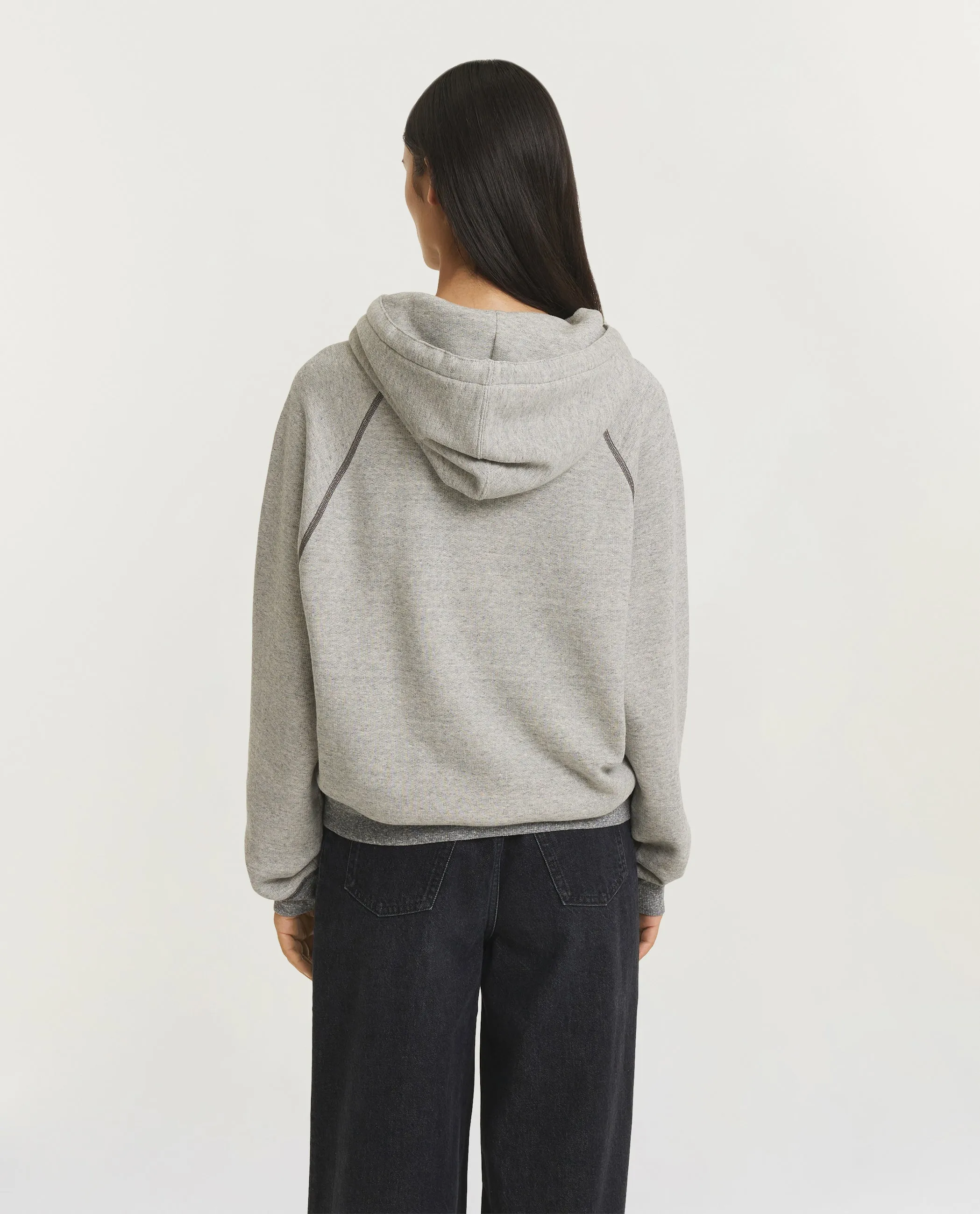 Oversized Logo Hoodie - Lichtgrijs sold by Pauw Amsterdam product image thumbnail 5