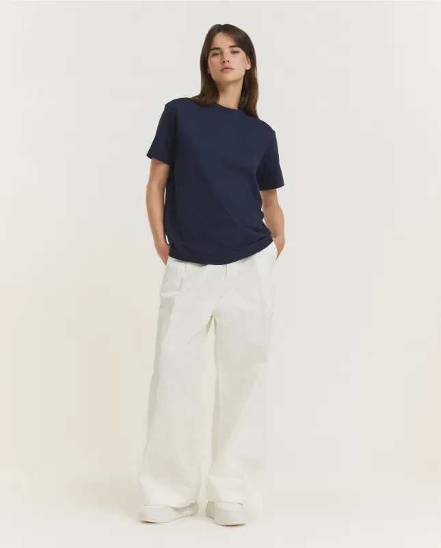 Wijde Katoenen Broek - Wit sold by Pauw Amsterdam
